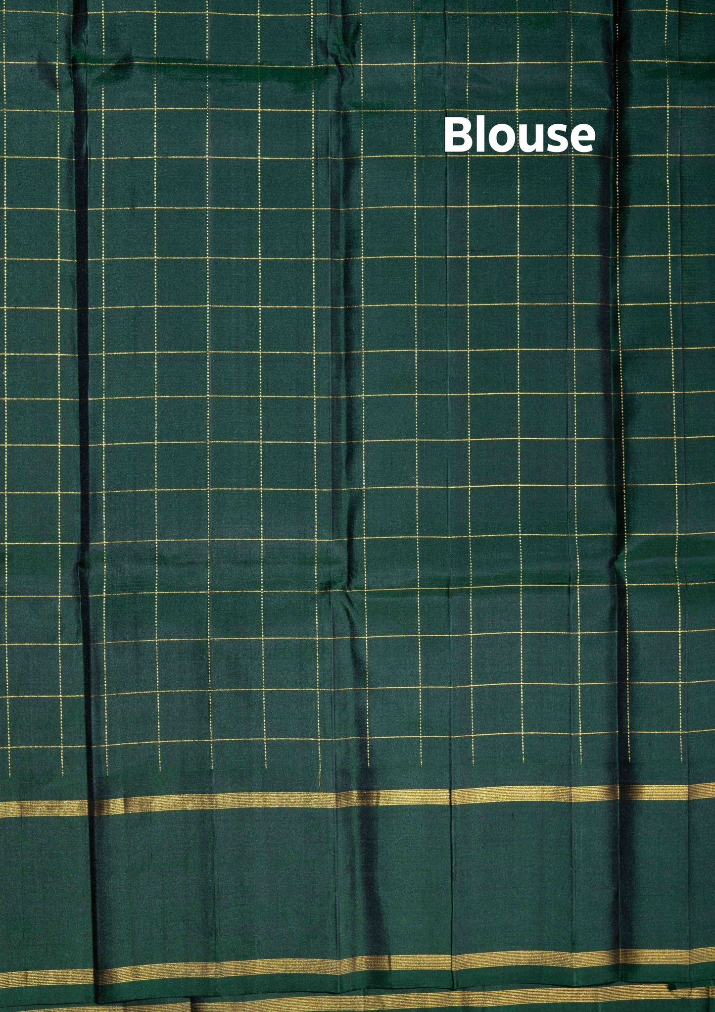 Kanjivaram Pure Silk Saree Olive Mustard Yellow With Bottle Green Blouse