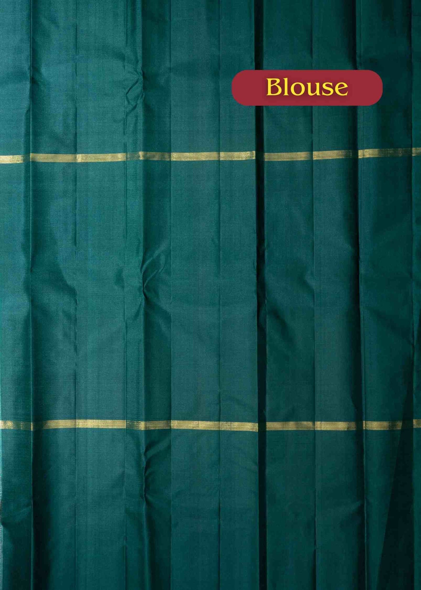 Kanjivaram Pure Silk Three Colour Saree With Blouse