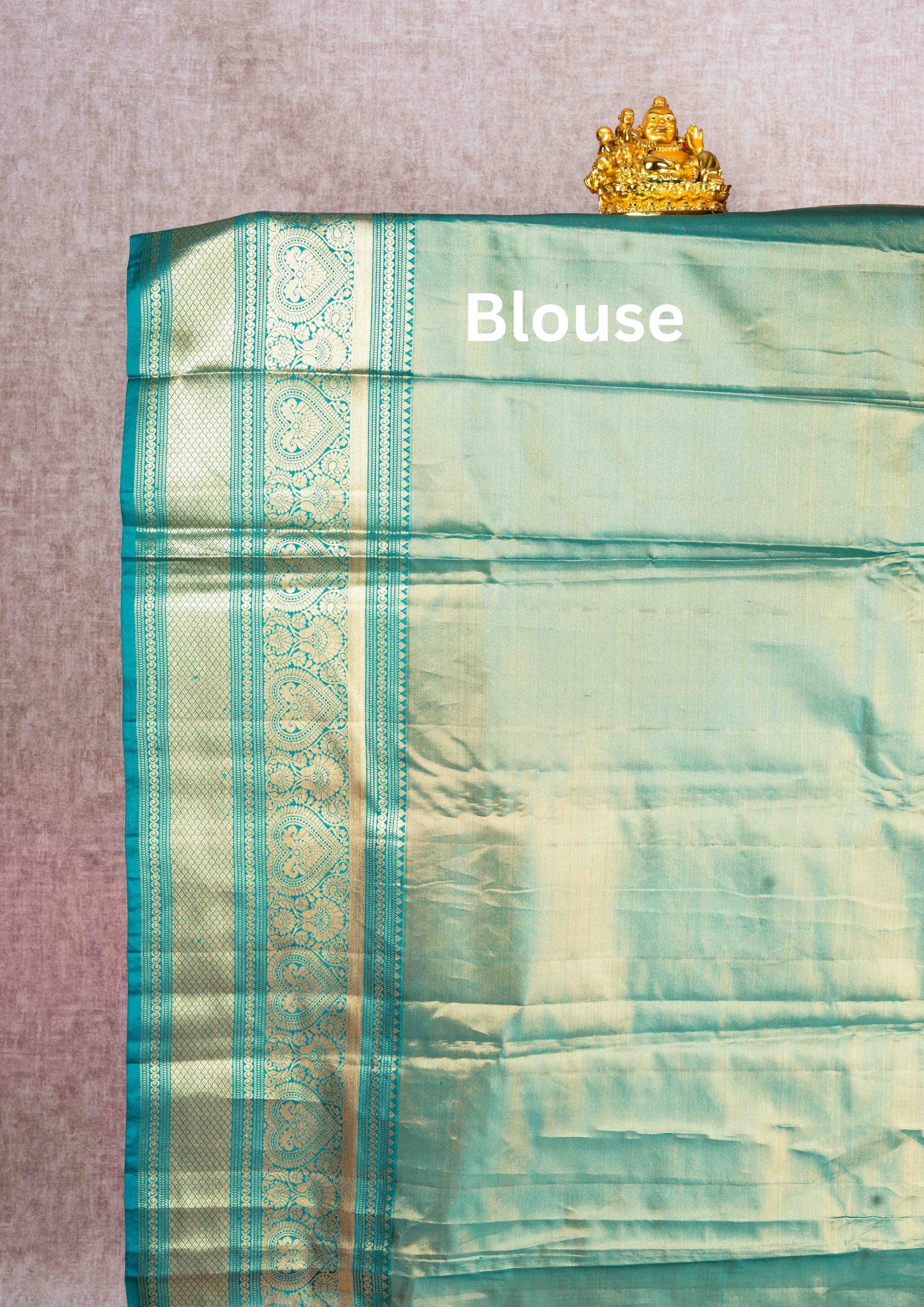 Green Sade Tissue  Bridal Puremix Silk Saree With Green Border