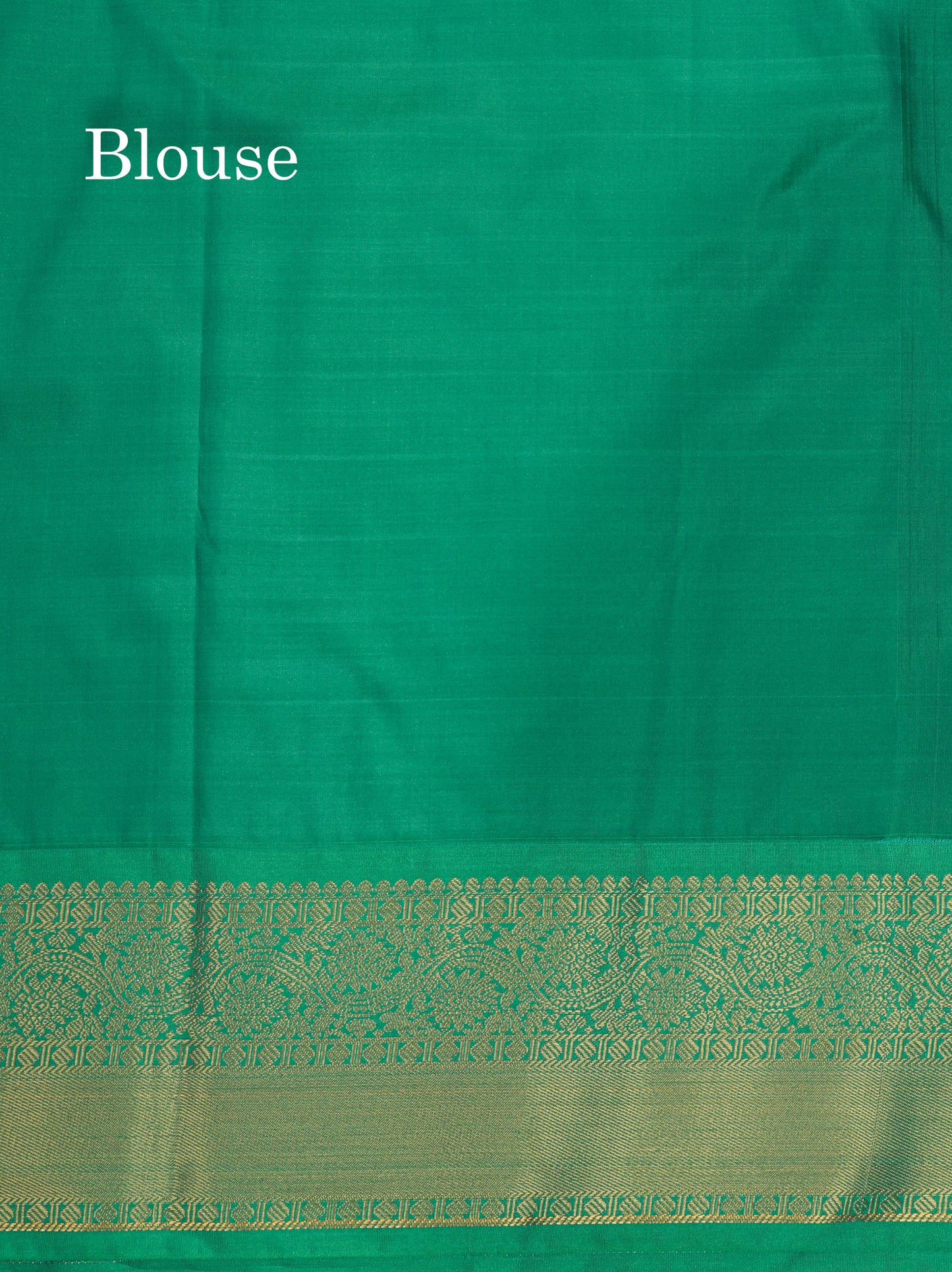1000 Buttas Dark Navy Blue Semi Silk Saree With Contrast Saffire Green Border