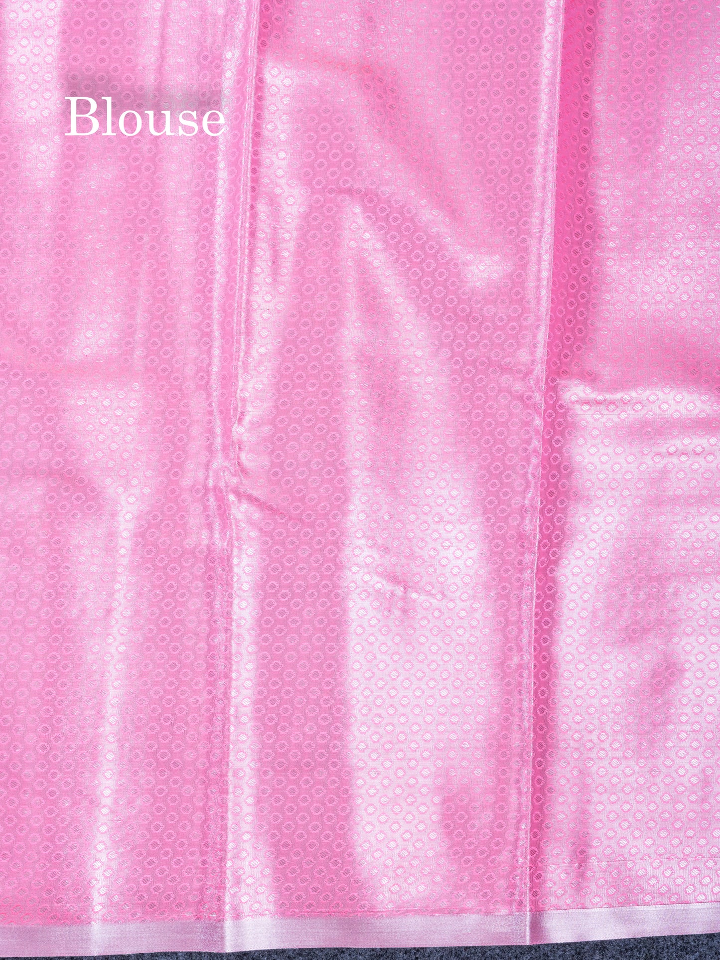 Lavender Bridal Tissue Semi Silk Saree With Traditional Evening Morning Border