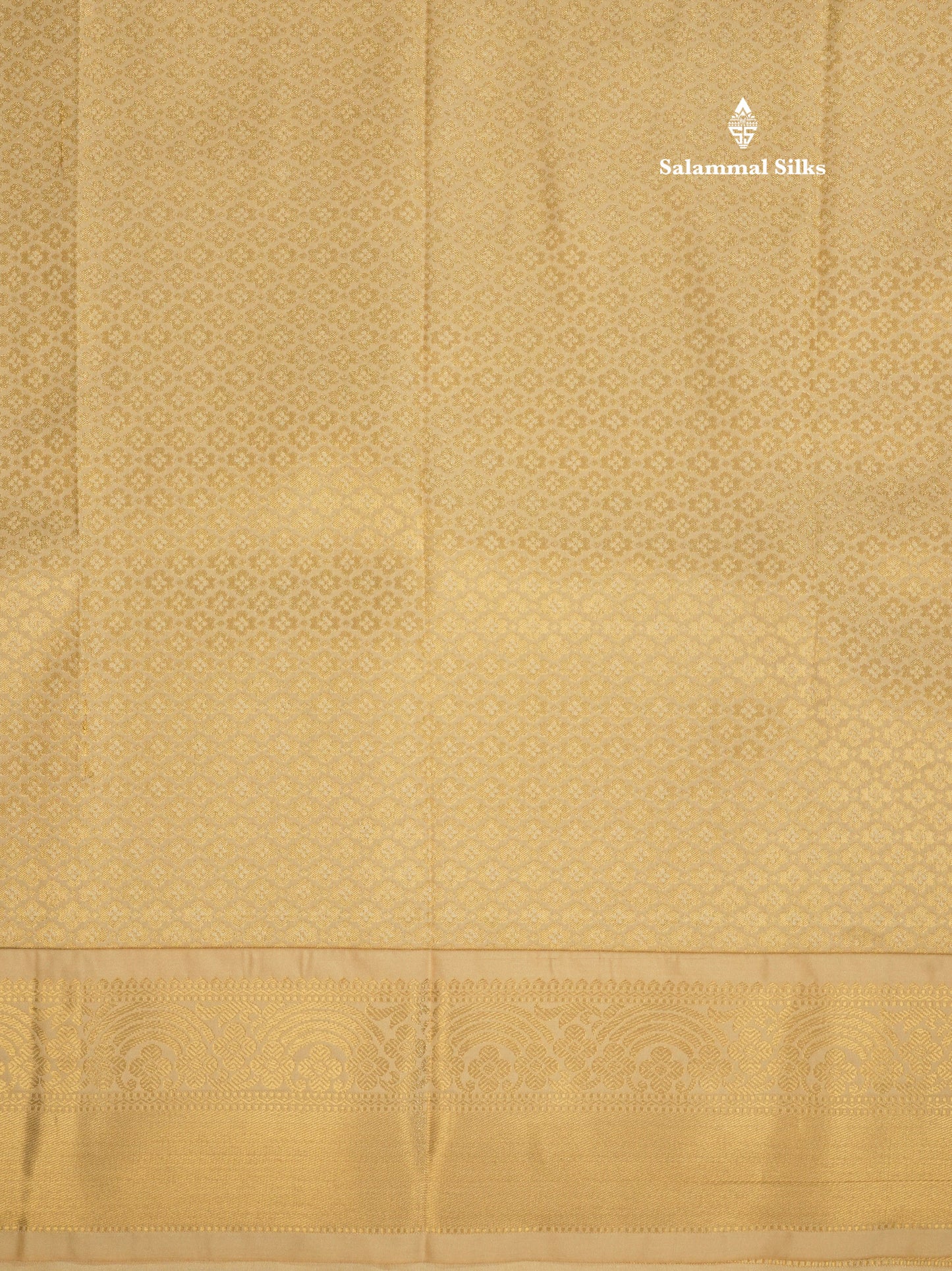 1000 Buttas Black Semi Silk Saree With Contrast Sandal Border