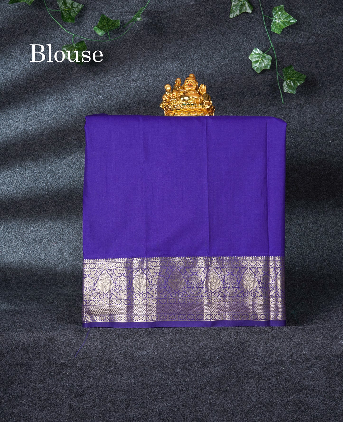Semi Silk Pattu Pavadai ( Chilly Red ) With Violet Blouse 21"