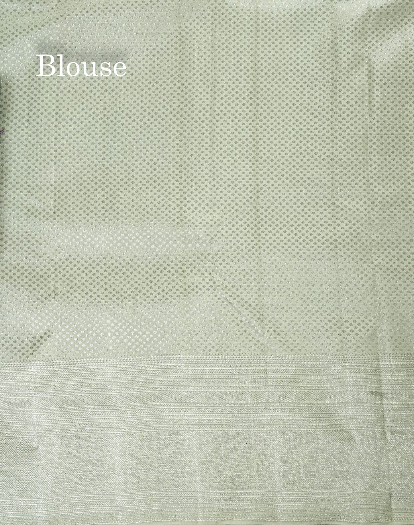 White Bridal Pure Kanjivaram Silk Saree With With Silver Zari Border