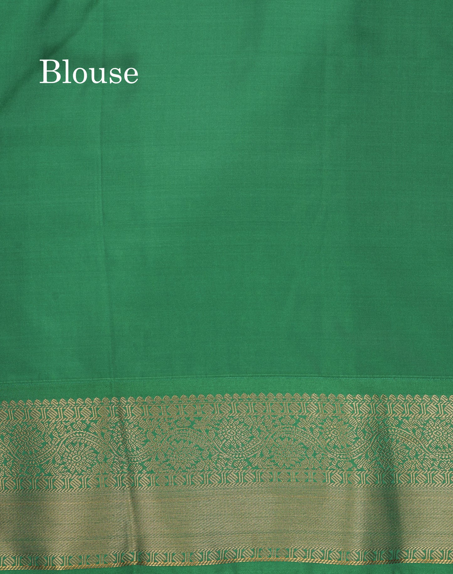 1000 Buttas Dark Navy Blue Semi Silk Saree With Contrast Saffire Green Border