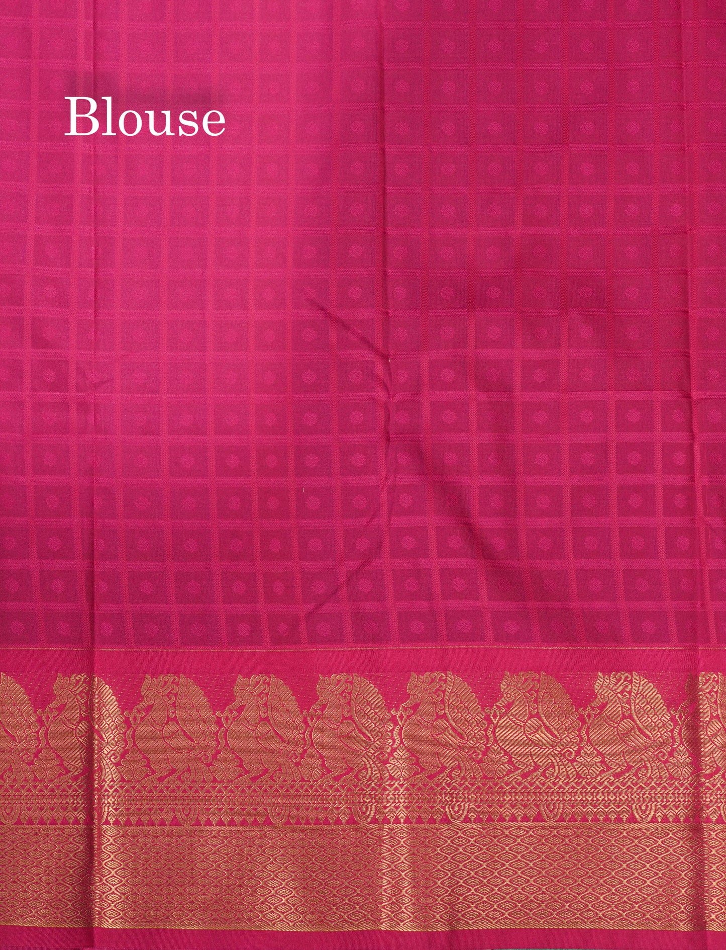 1000 Buttas Mustard Yellow Semi Silk Saree With Contrast Pink Traditional Border