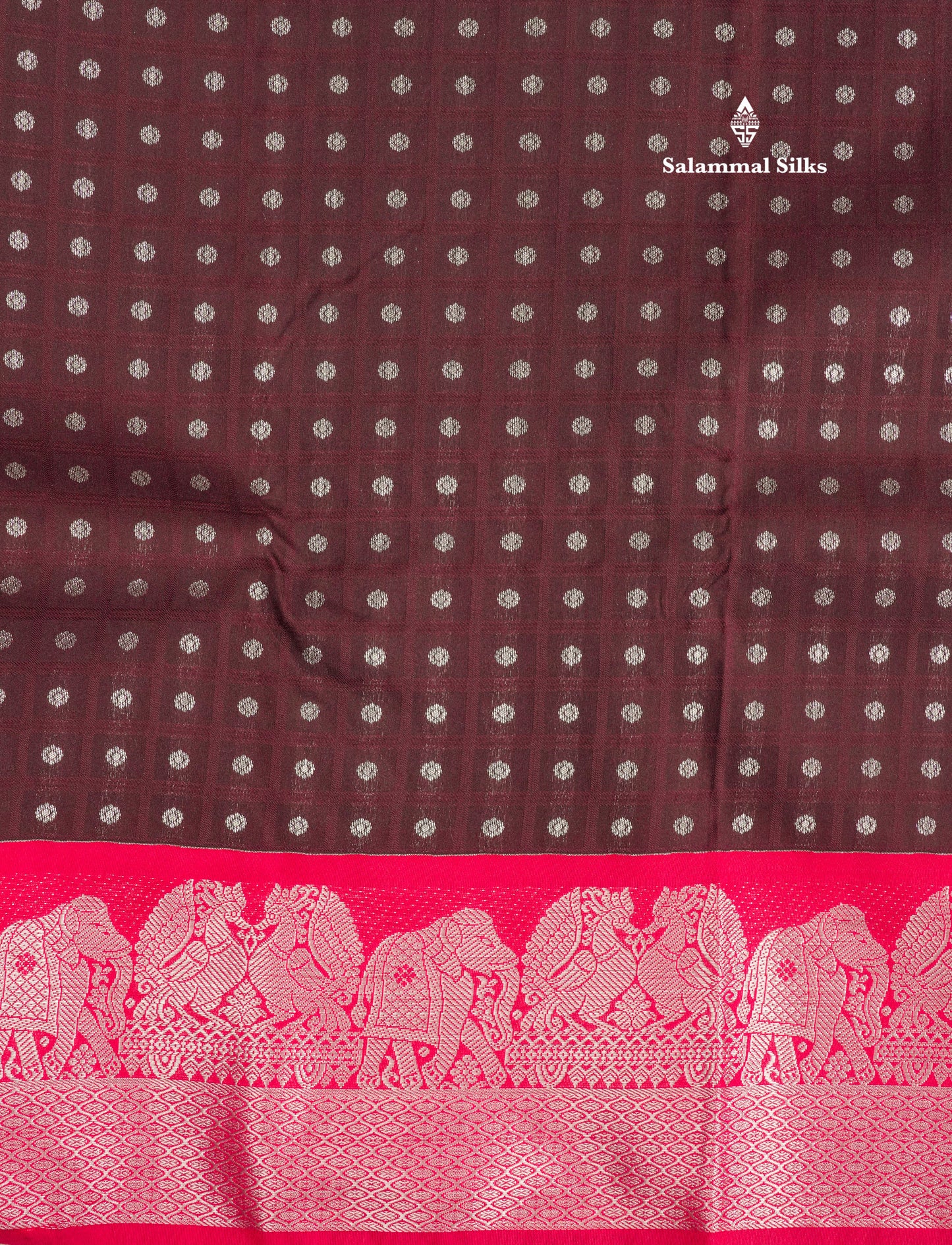 1000 Buttas Mustard Yellow Semi Silk Saree With Contrast Pink Traditional Border