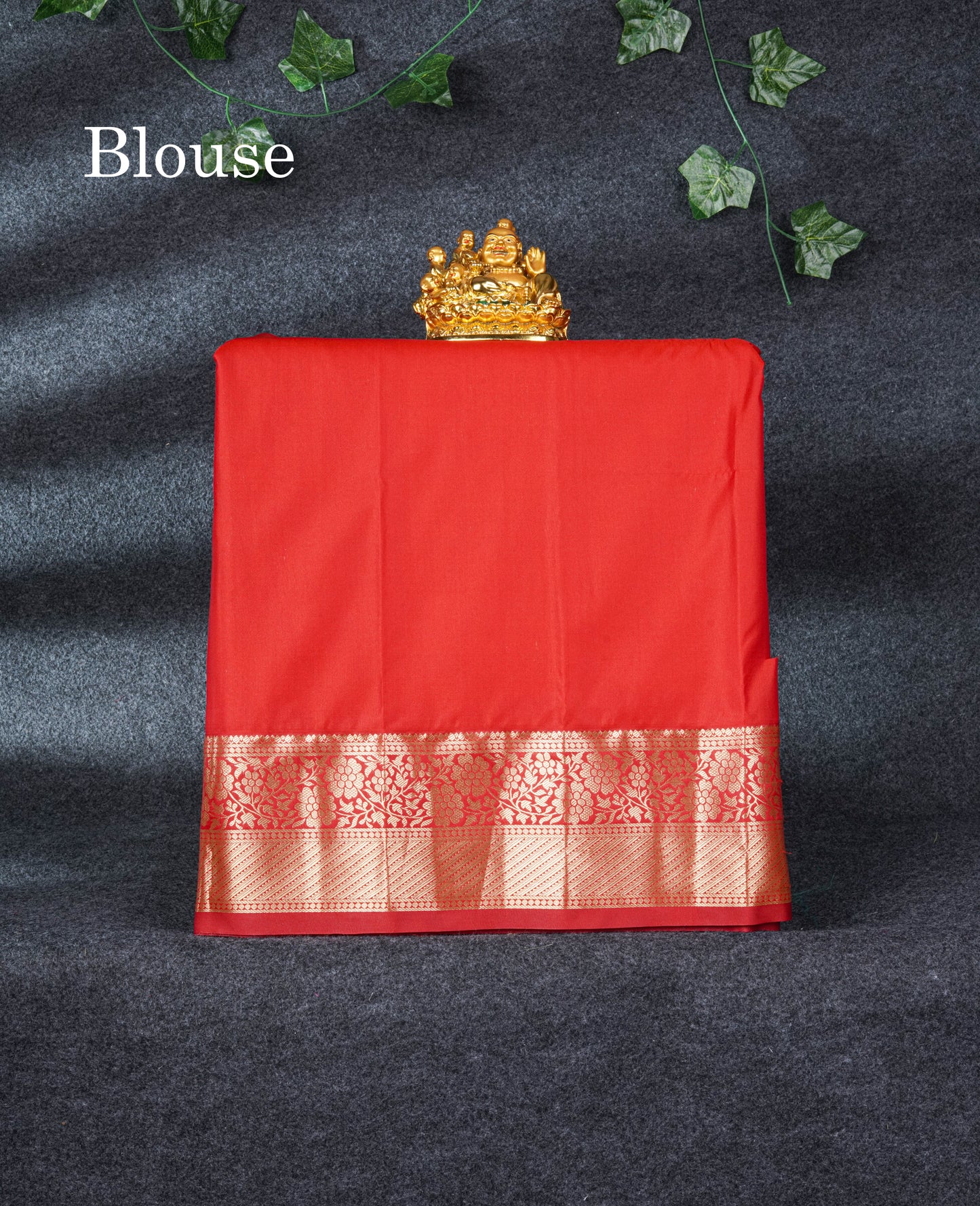 Semi Silk Pattu Pavadai (Yellow) With Red Blouse 21"
