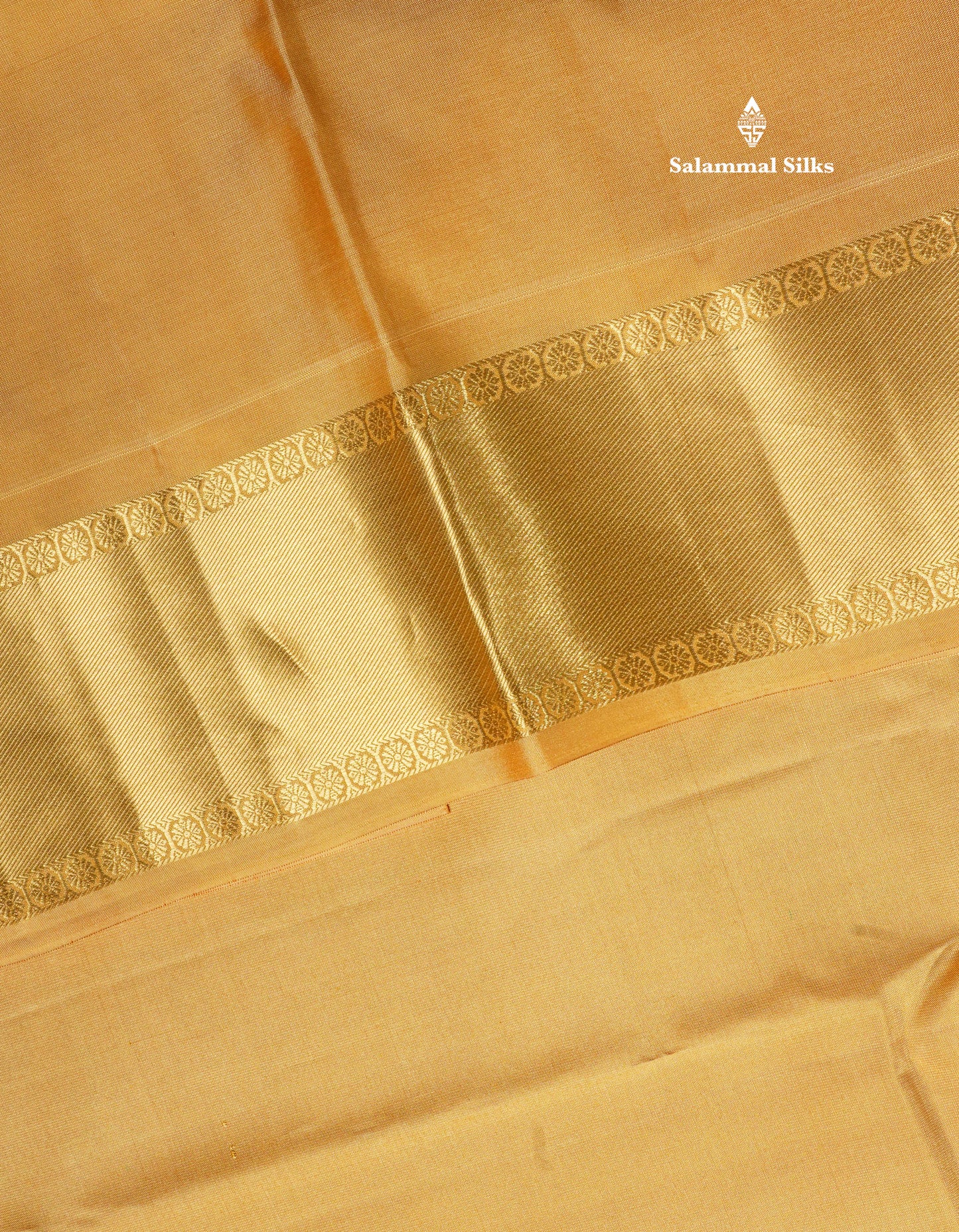 Beautiful Light Yellow Pure Kanjivaram Silk Saree with Traditional Pallakku Border