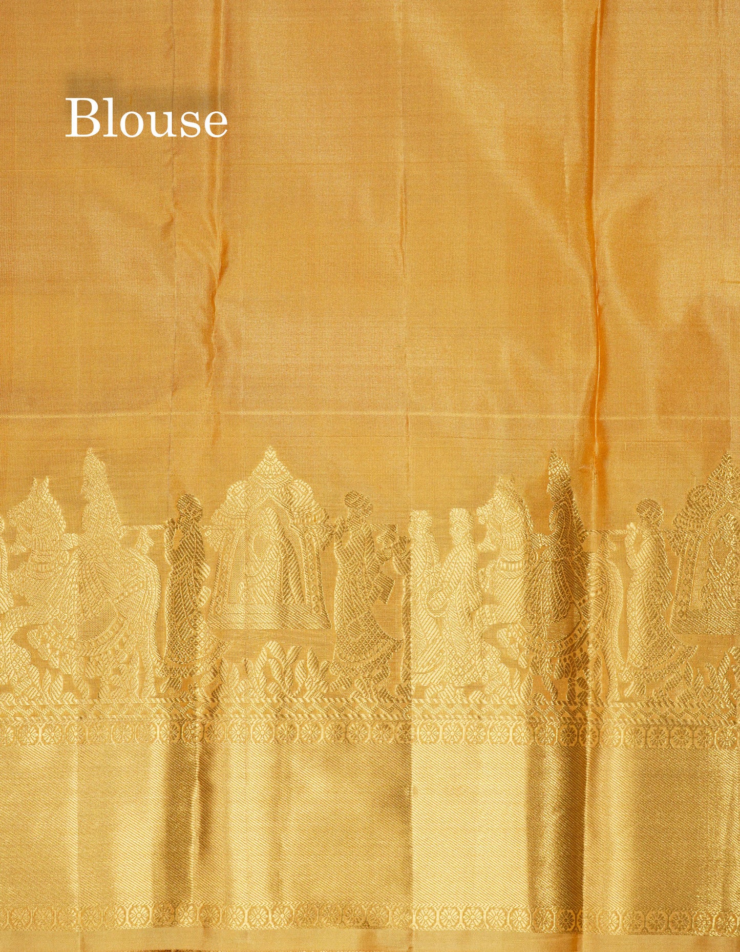 Beautiful Light Yellow Pure Kanjivaram Silk Saree with Traditional Pallakku Border