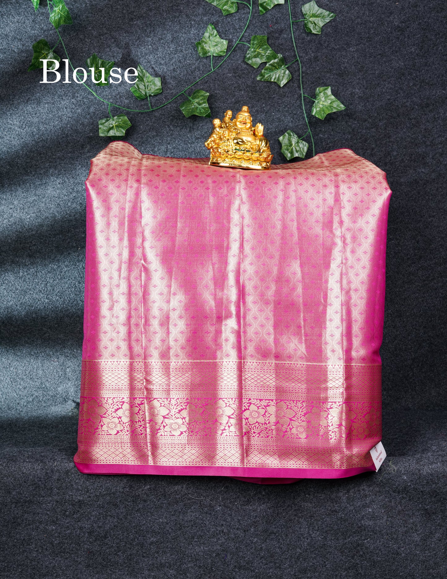 Semi Silk Pattu Pavadai Tissue (Orange) with Pista Green Blouse 27"