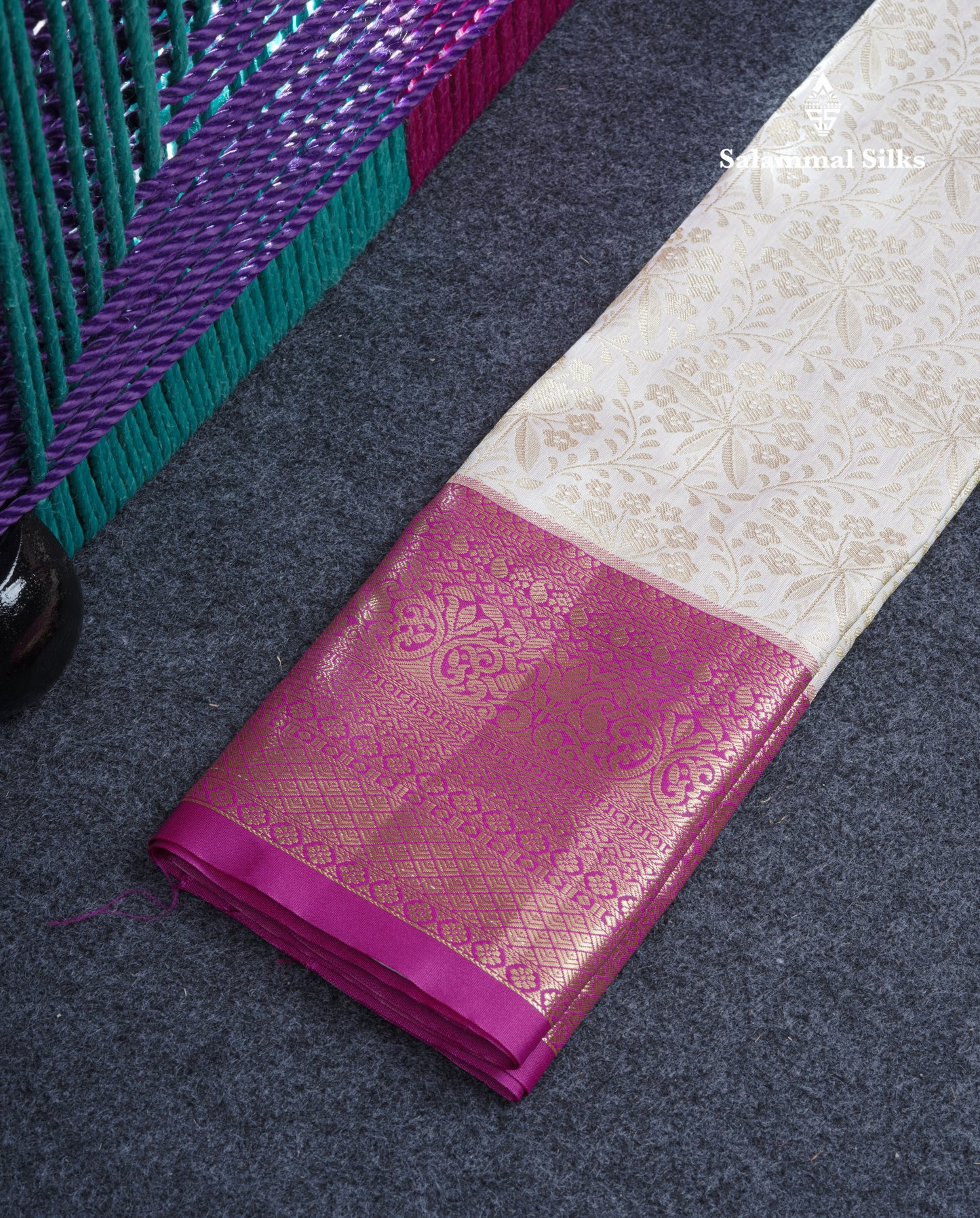 Semi Silk Pattu Pavadai (Parrot Green) With Chilly Red Blouse 21"