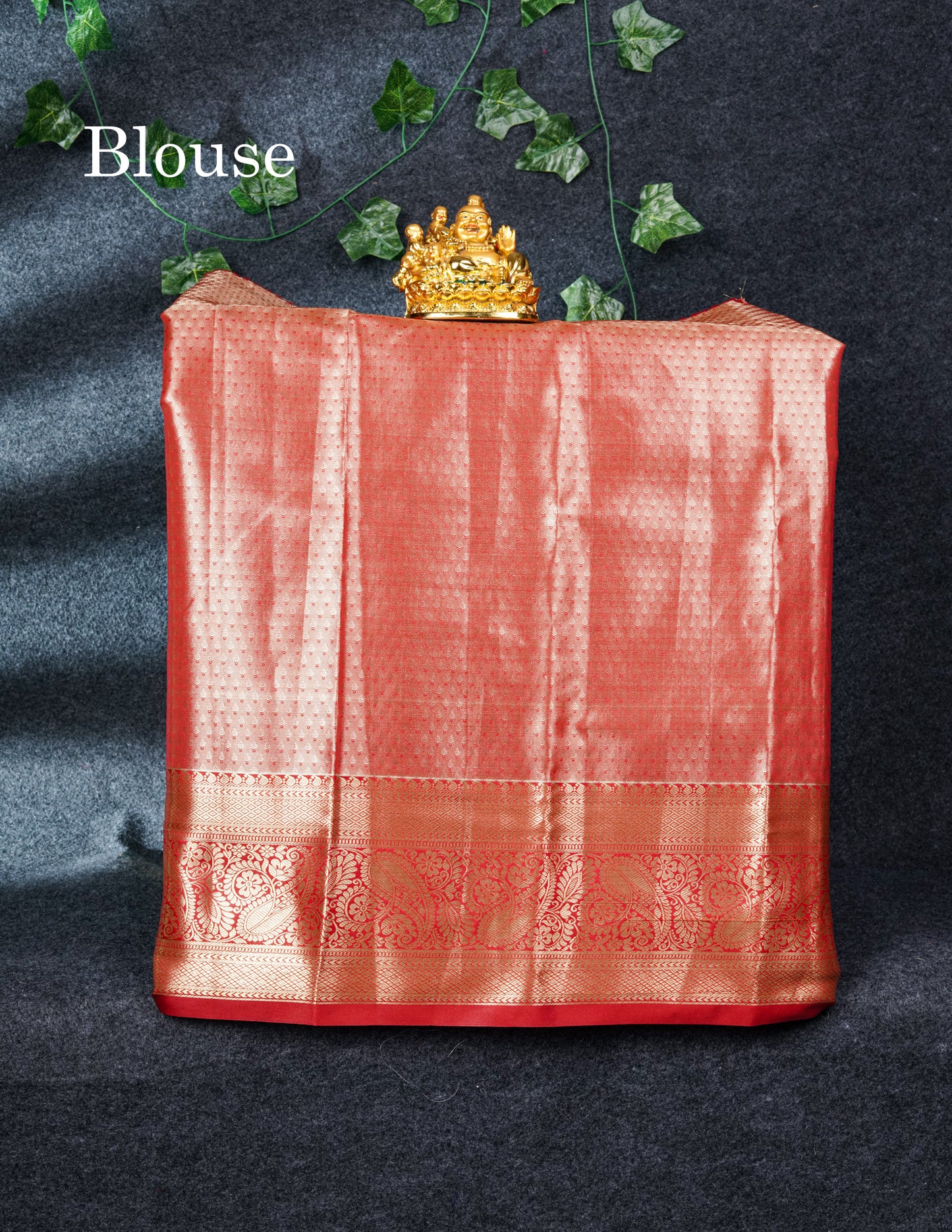 Semi Silk Pattu Pavadai Tissue (Pink) With Pista Green Blouse 27"