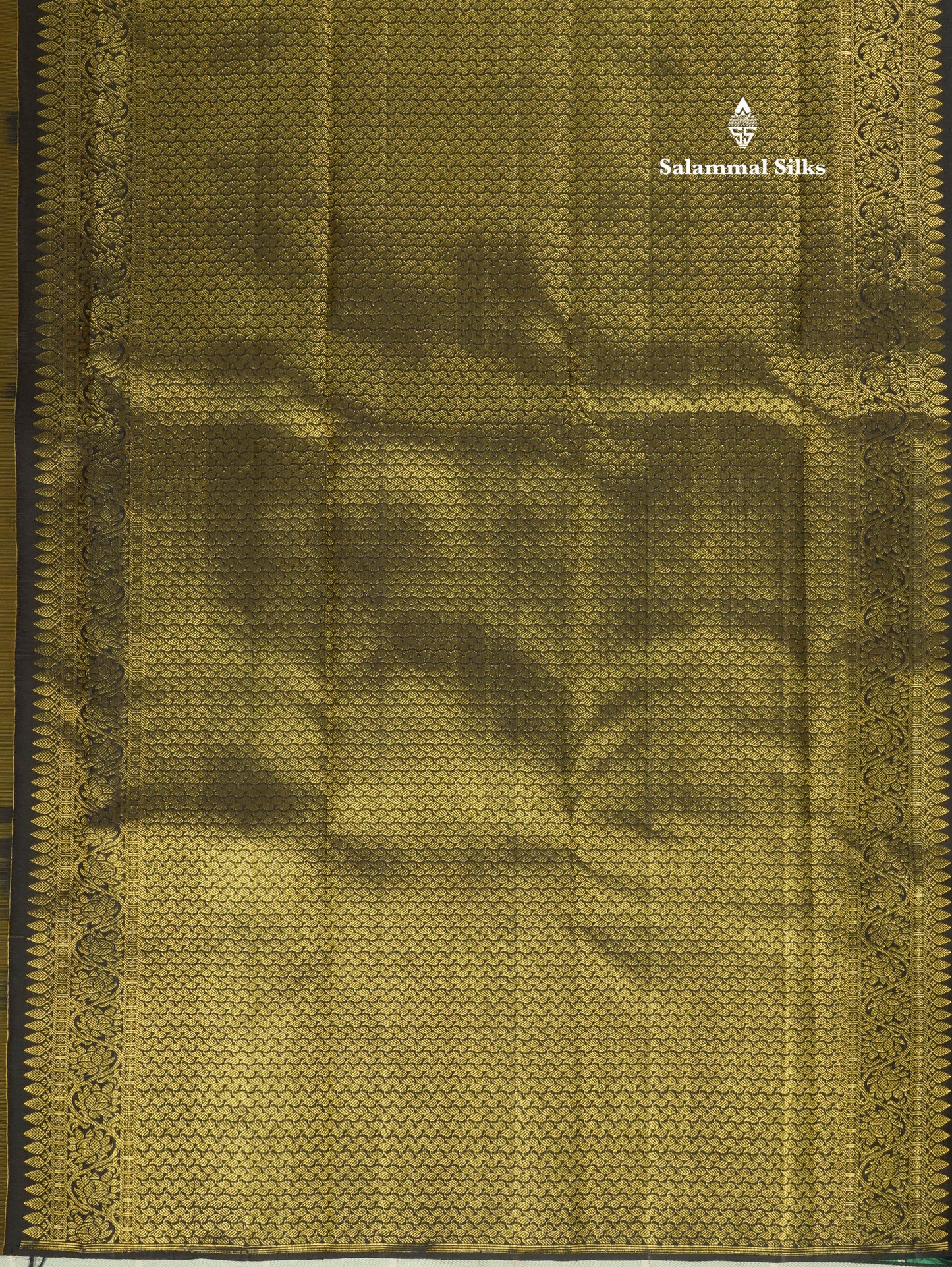 Mustard Yellow Fancy Pure Kanjivaram Silk Saree with Contrast Blouse