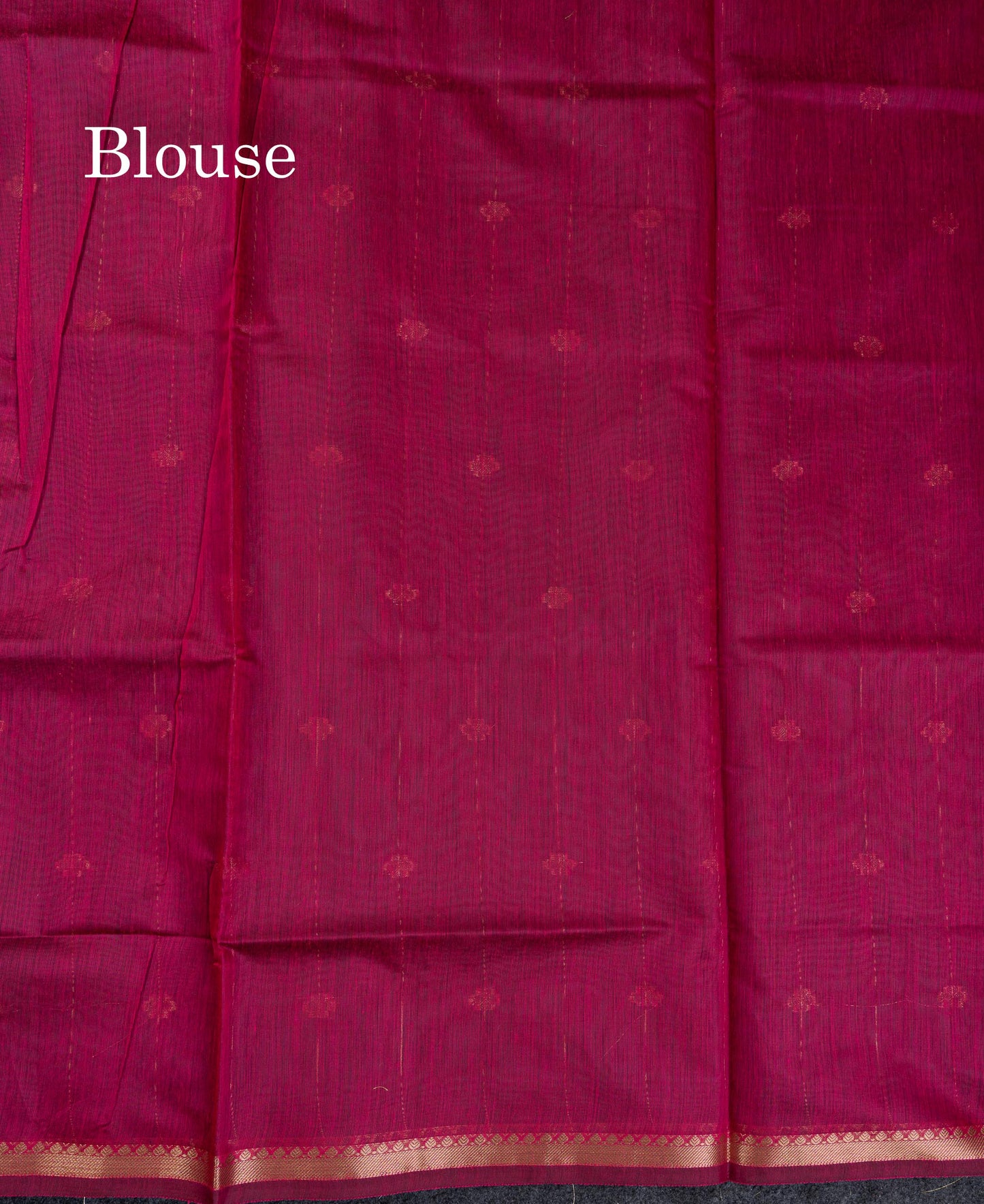 Beautiful Light Grey Stripes With Butta Maheshwar Cotton Saree With Contrast Black Blouse