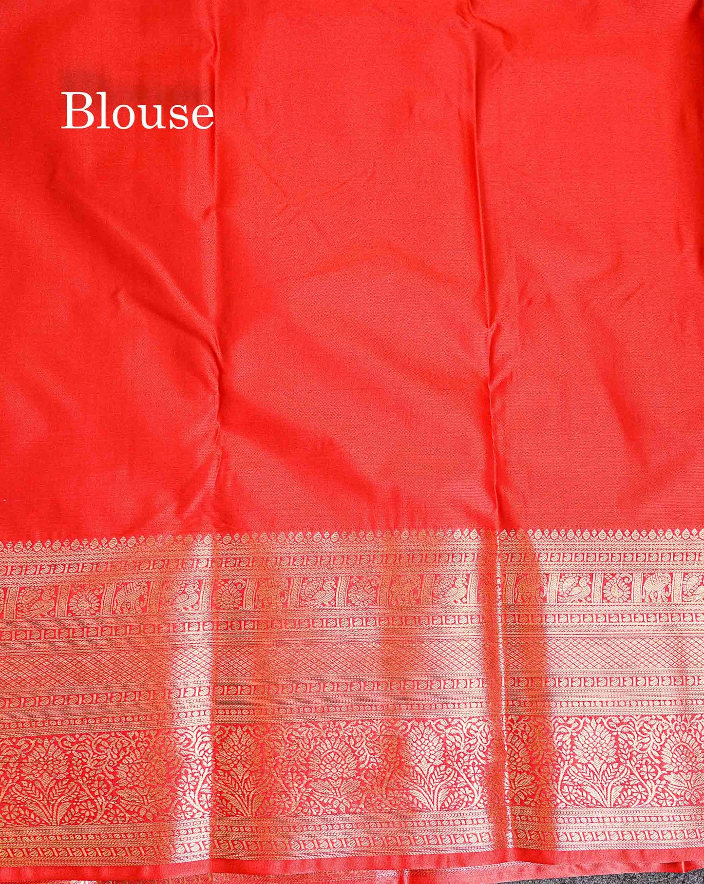 Semi Silk Saree - Redish Maroon Small Checks With Butta Along With Traditional Evening Morning Border
