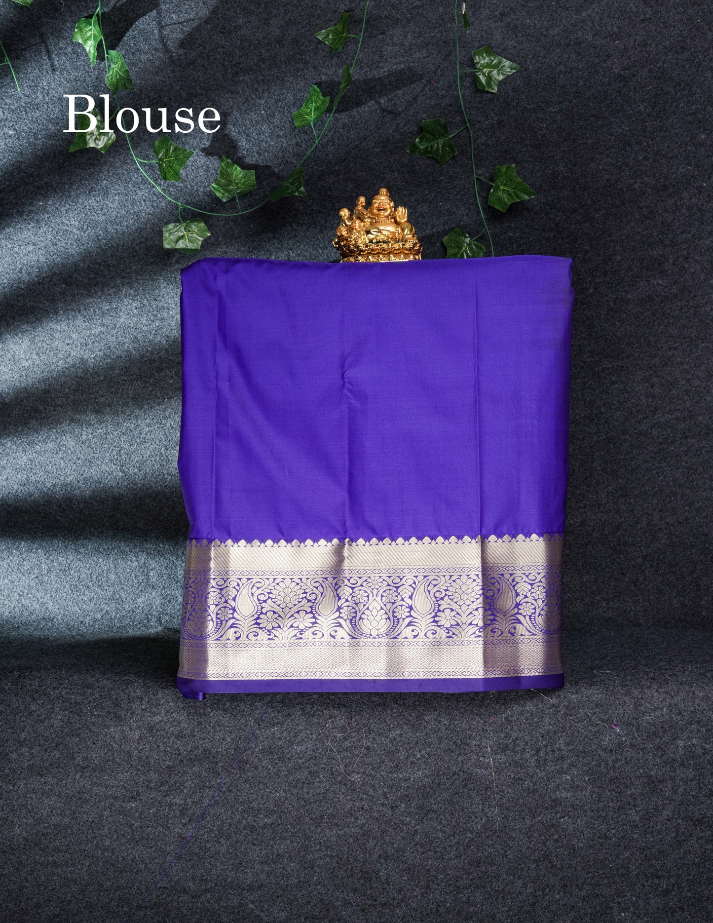 Semi Silk Pattu Pavadai (Green) with Violet Blouse 27"