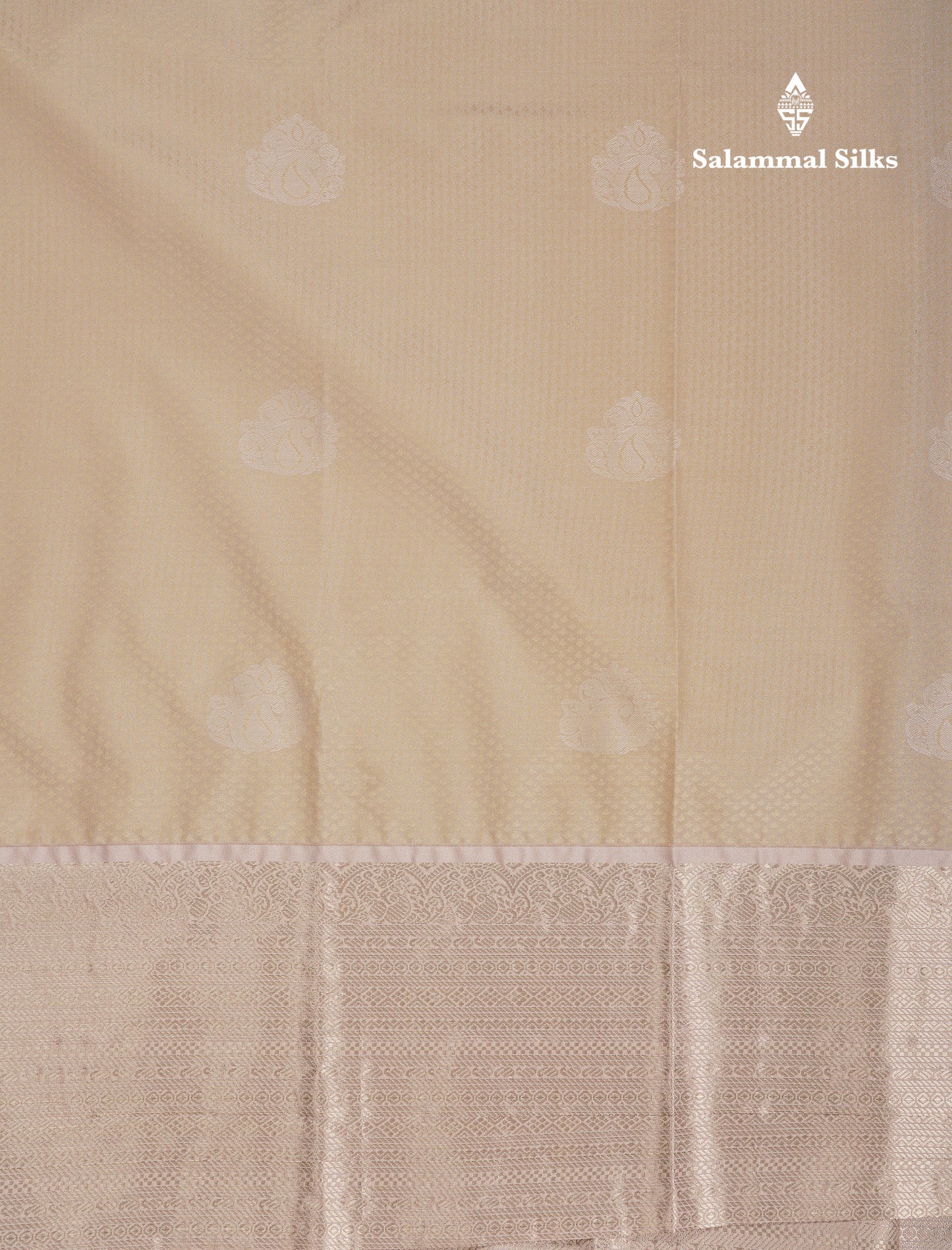 Beautiful Violet Semi Silk Saree With Contrast Cream Sandal Traditional Evening Morning Border