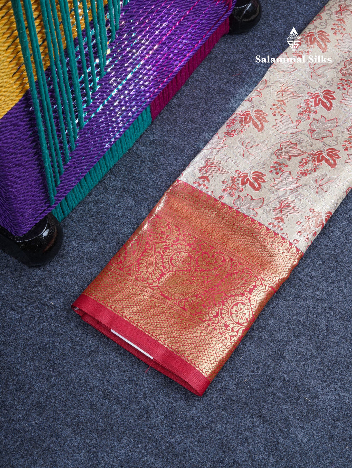 Semi Silk Pattu Pavadai Tissue (Pink) With Pista Green Blouse 27"