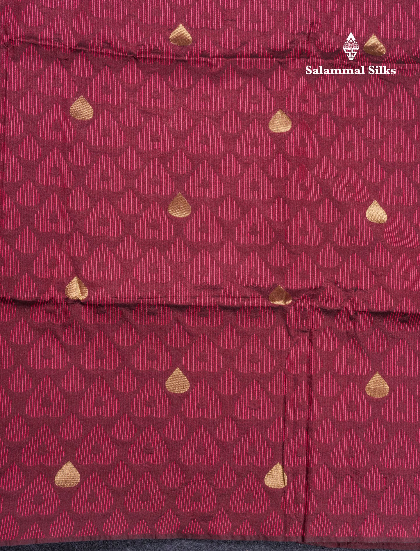 Dark Maroon Beautiful Fancy Saree With Blouse
