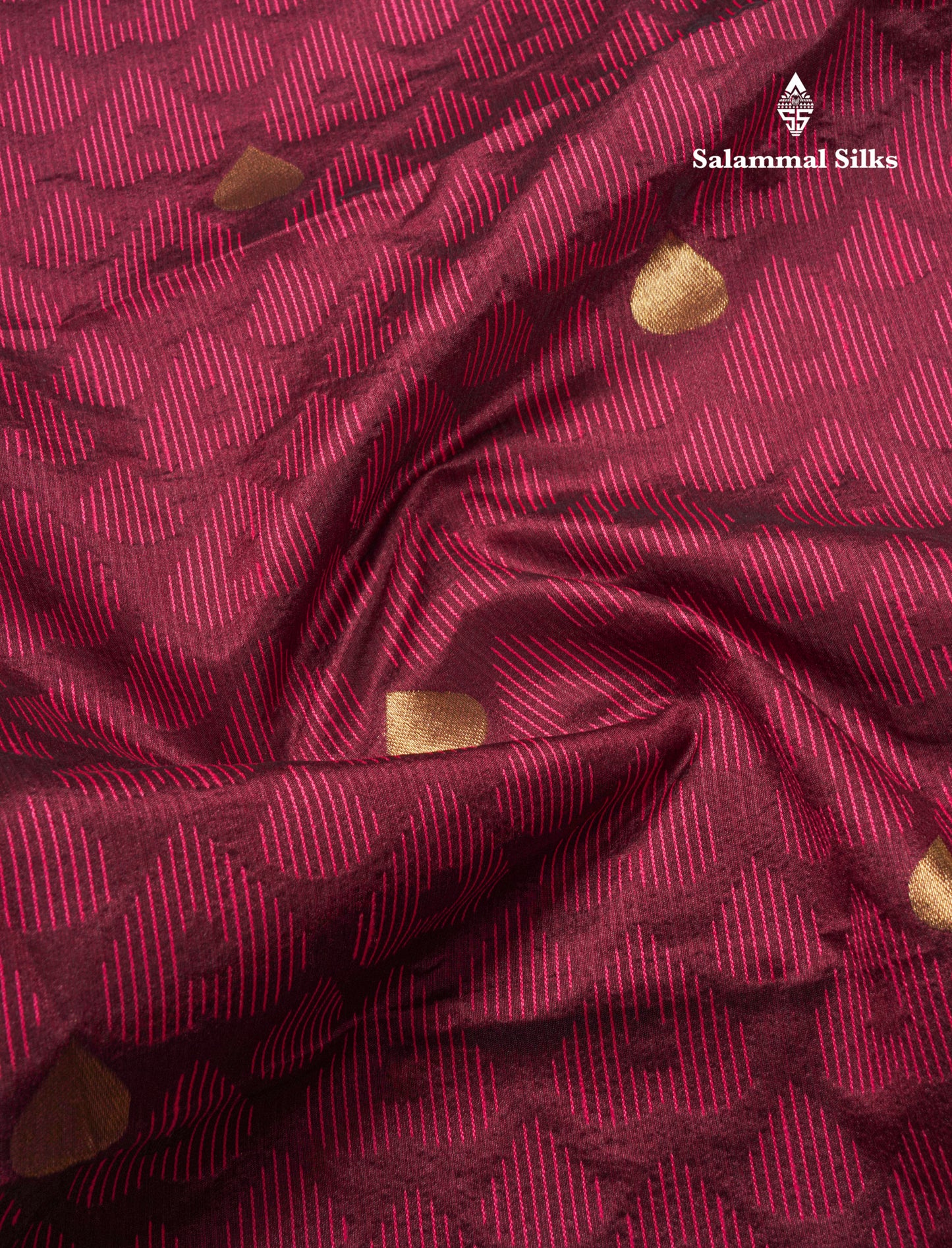 Dark Maroon Beautiful Fancy Saree With Blouse