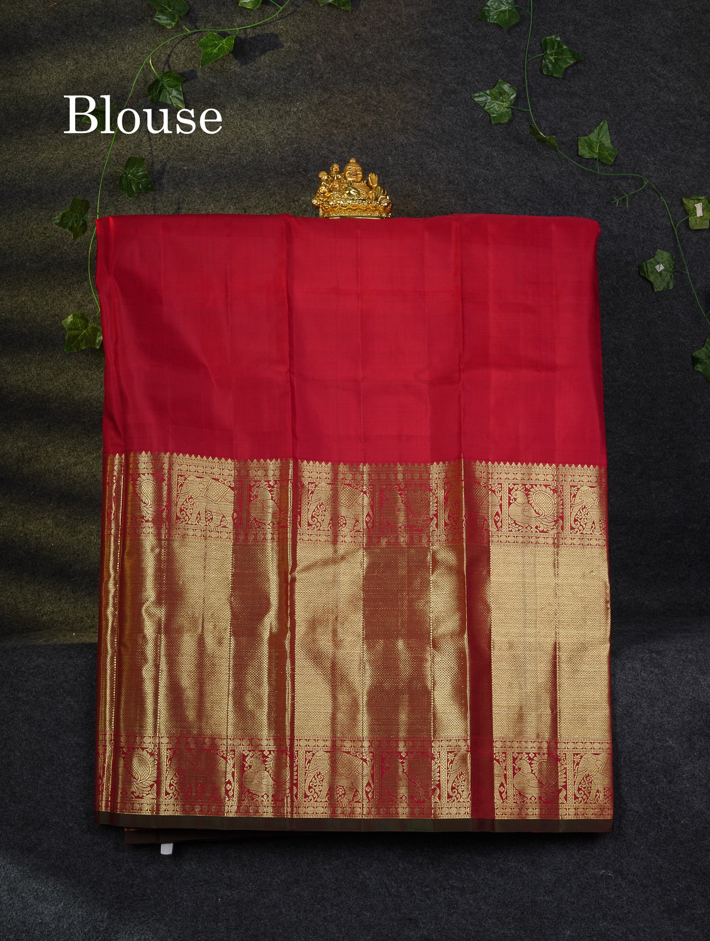Beautiful Pure Silk Pattu Pavadai (Maroon) With Traditional Long Border 45"