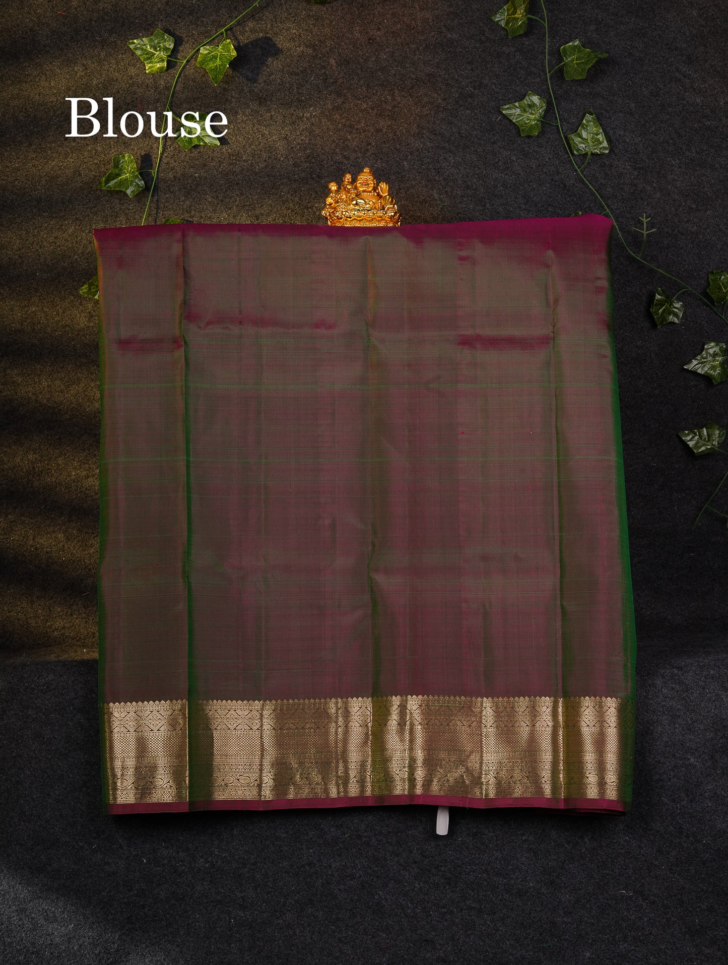 Beautiful Pure Silk Pattu Pavadai (Half White) With Contrast Chilly Red Blouse 45"