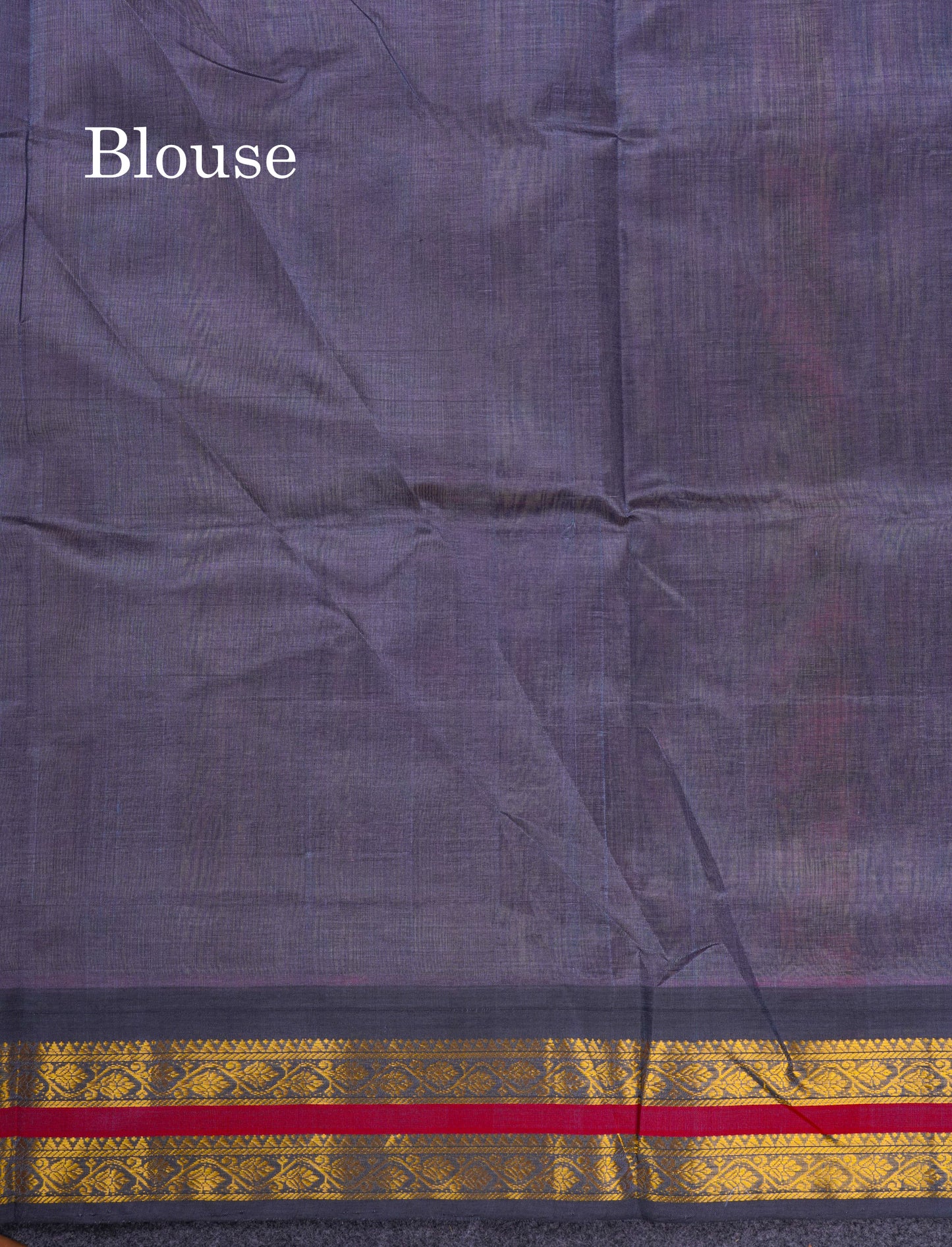 Onion Pink Pure Silk Cotton Saree With Contrast Dark Purple Traditional Border