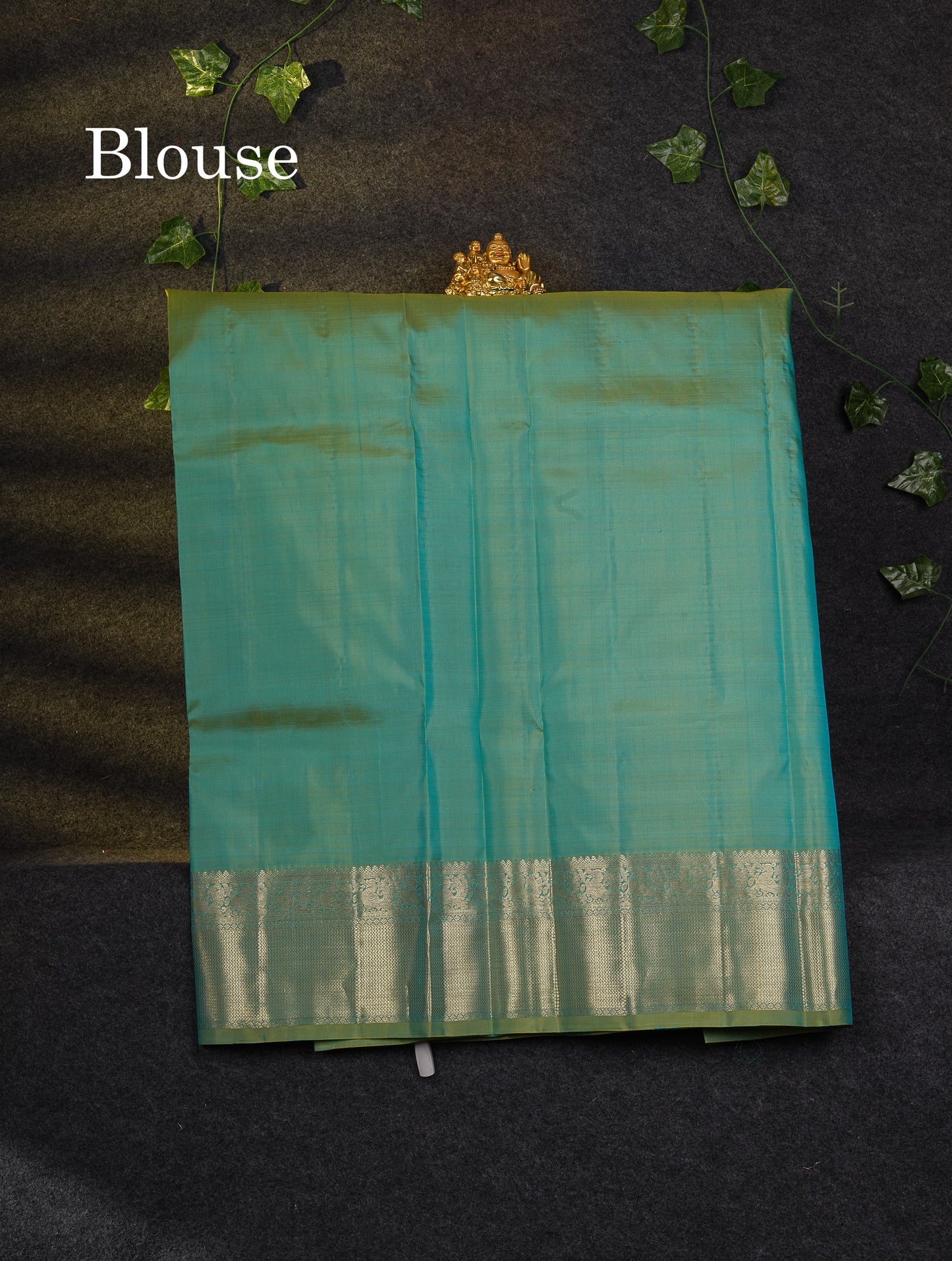 Beautiful Pure Silk Pattu Pavadai Checks With Butta (Dark Maroon) With Contrast Orange Blouse 45"