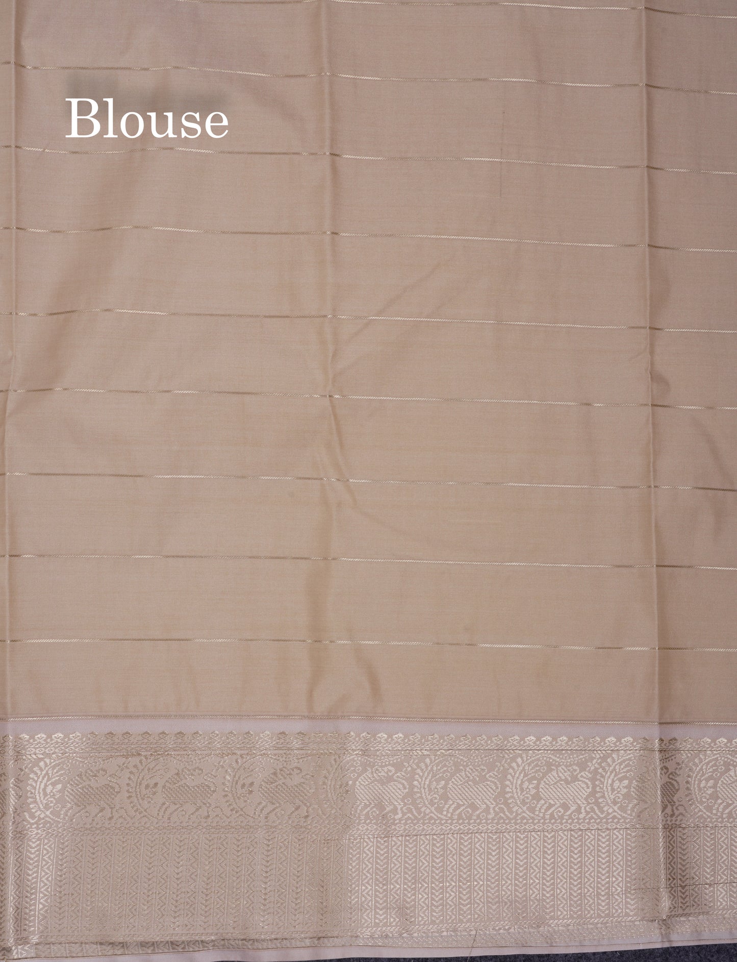 Beautiful Dark Brown Checks With Mayil & Chakaram Butta Semi Silk Saree With Contrast Cream Sandal Traditional Border