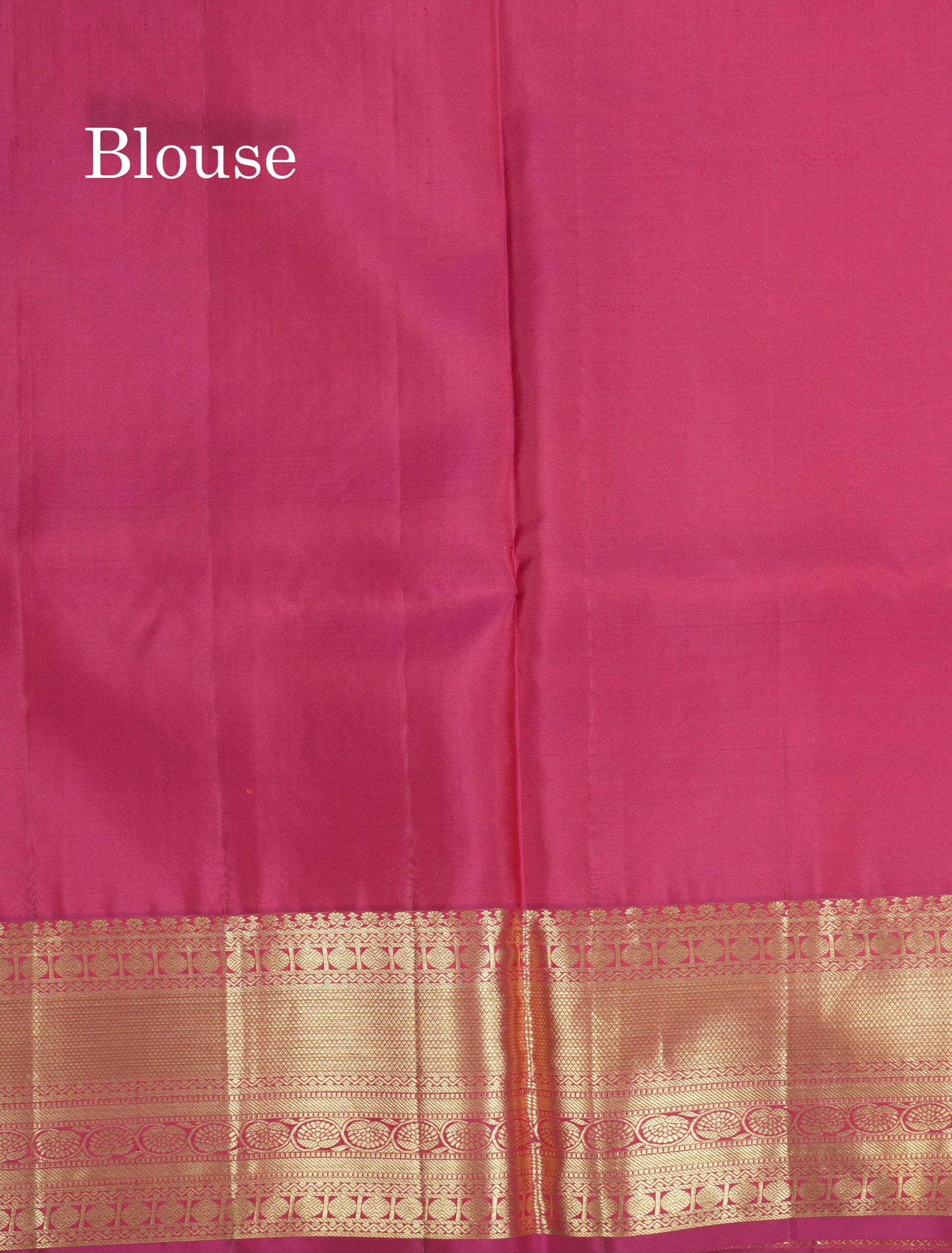 Mustard Yellow Bridal Pure Kanjivaram Silk Saree With Contrast Magenta Border