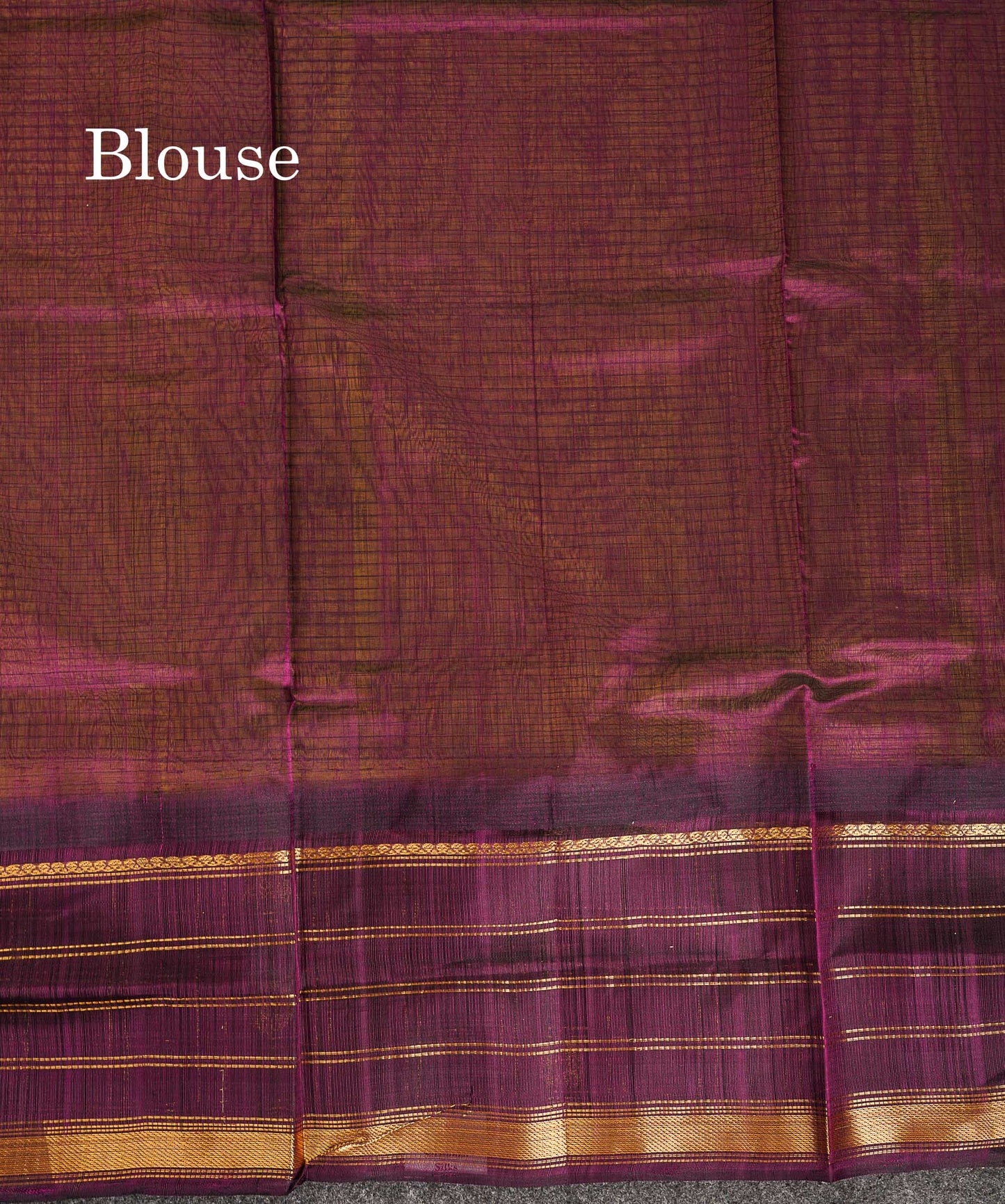Pure Silk Cotton Saree - Dual Tone Yellow Small Checks Along With Contrast Magenta Traditional Evening Morning Border