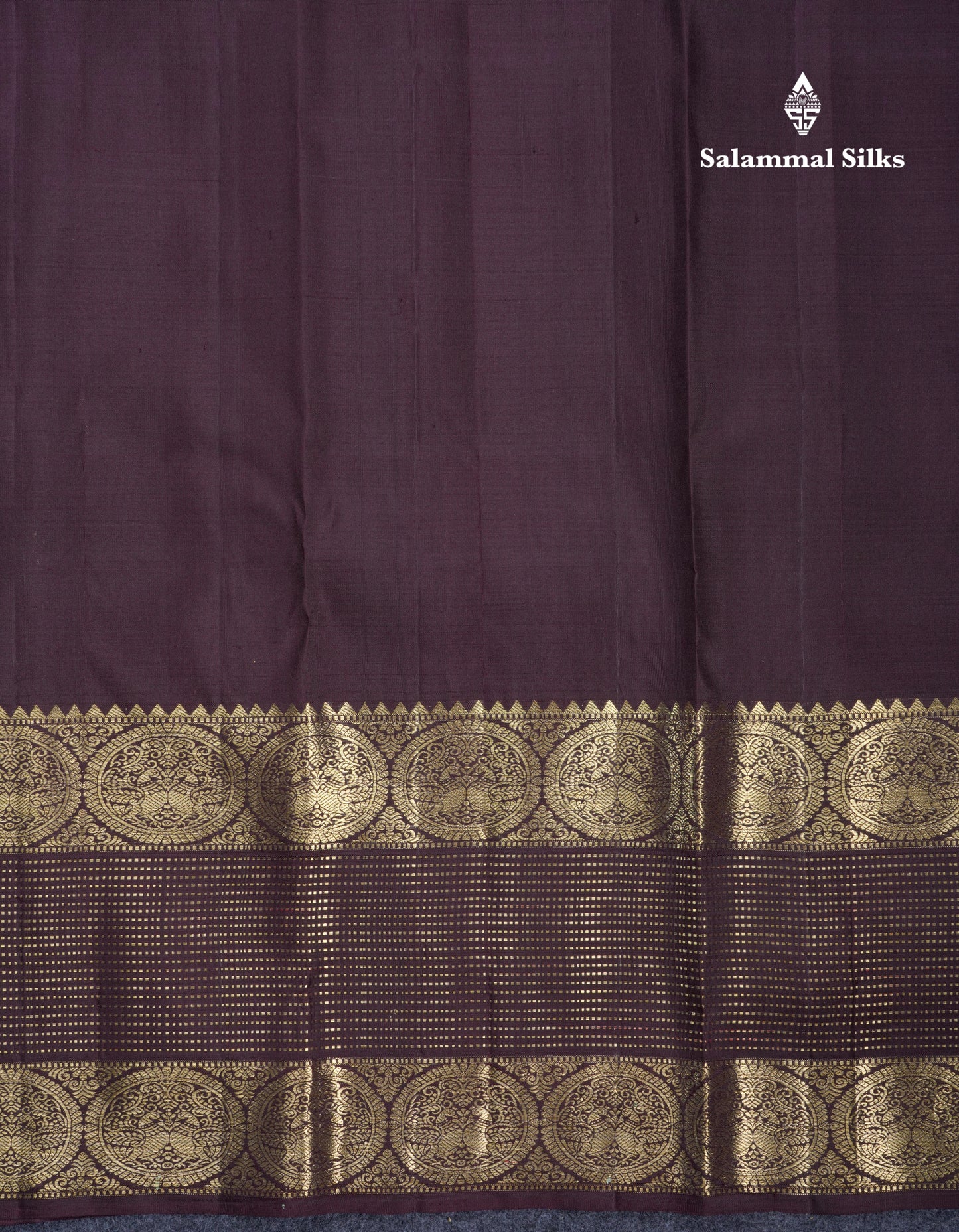 Rust Orange Pure Kanjivaram Silk Saree With Contrast Brown Traditional Evening Morning Border