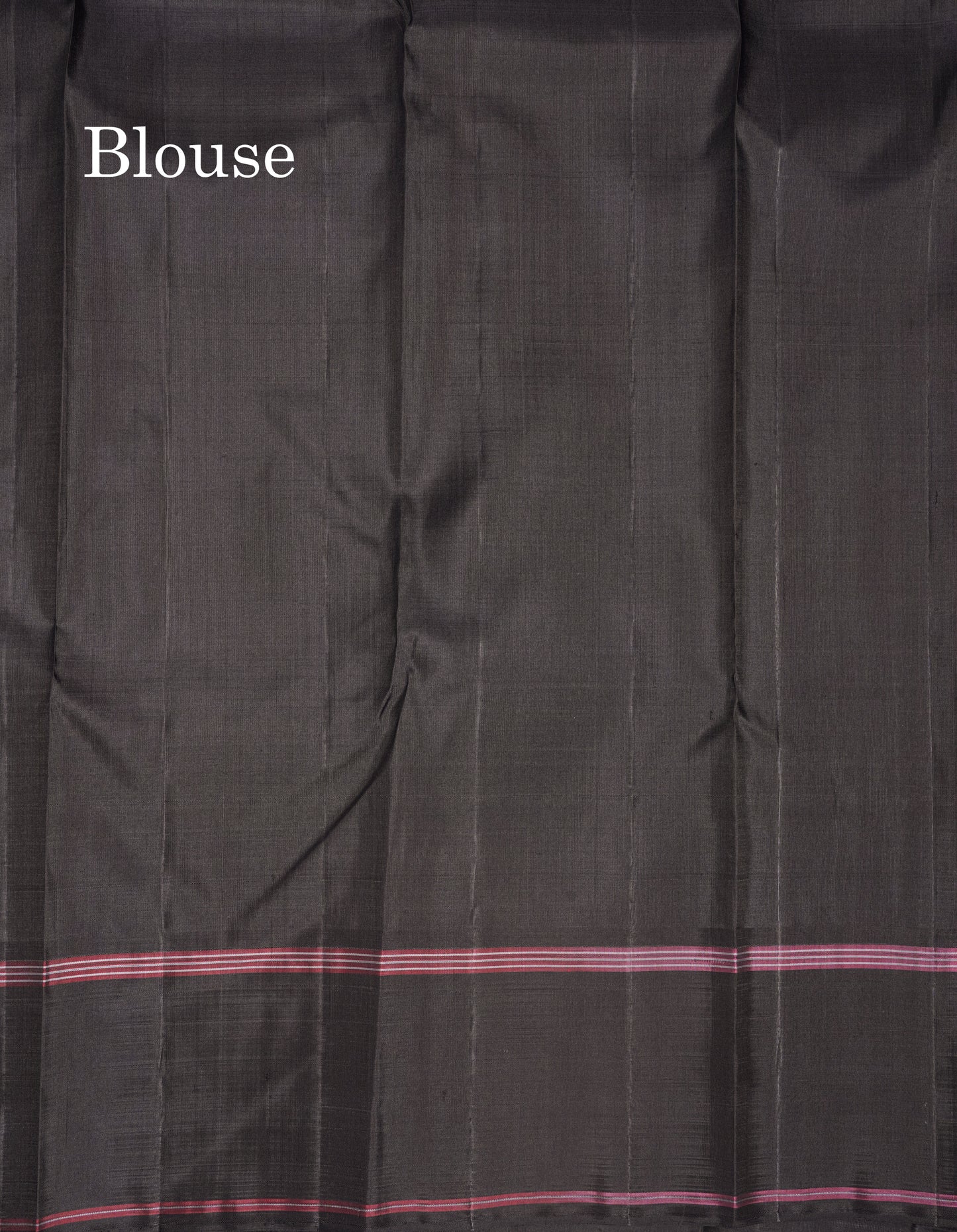 Multicolour Checks Kanjivaram Pure Silk Saree With Contrast Black Temple Double Border