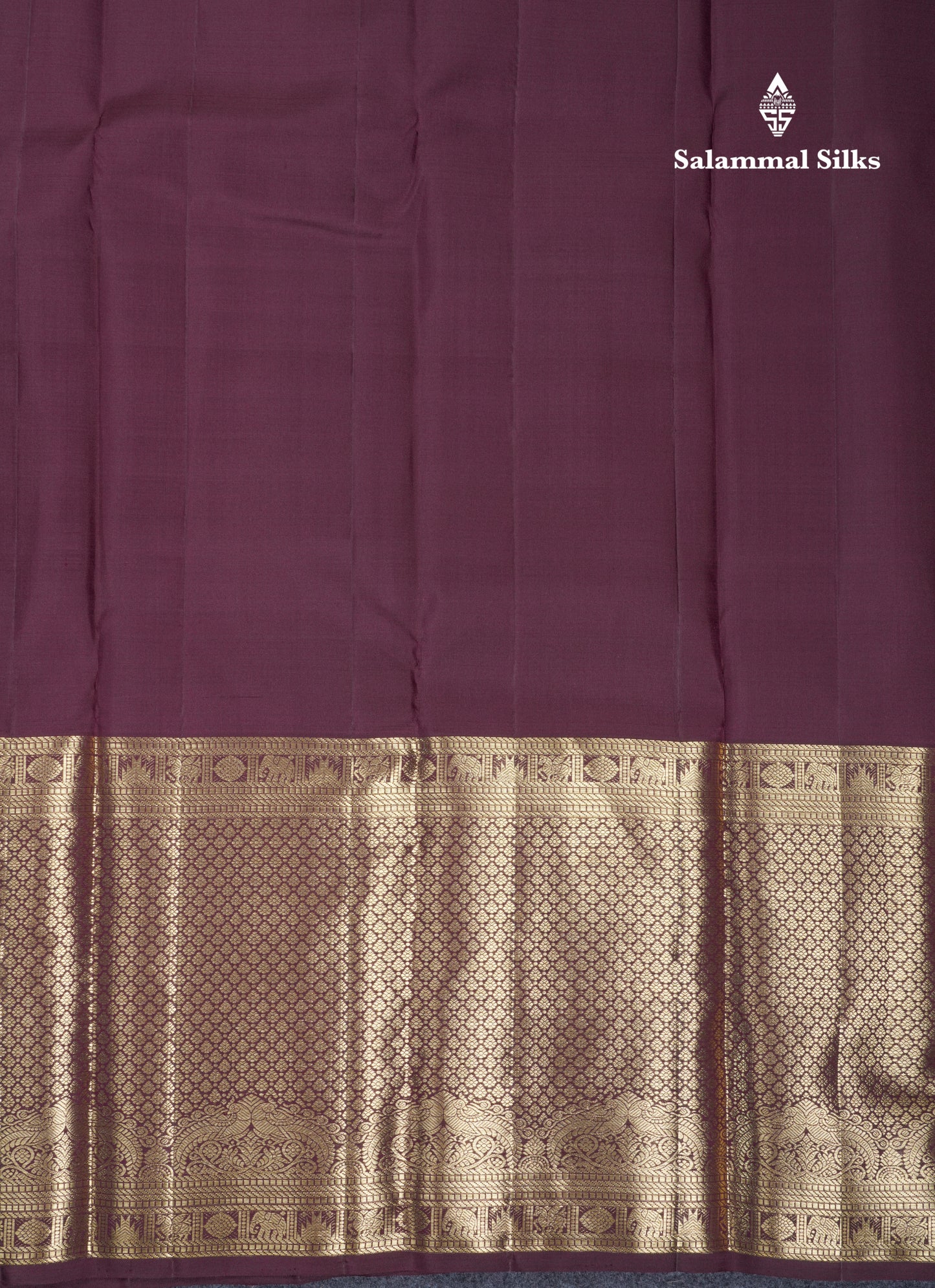 Dark Brown Pure Kanjivaram Silk Saree With Traditional Evening Morning Border