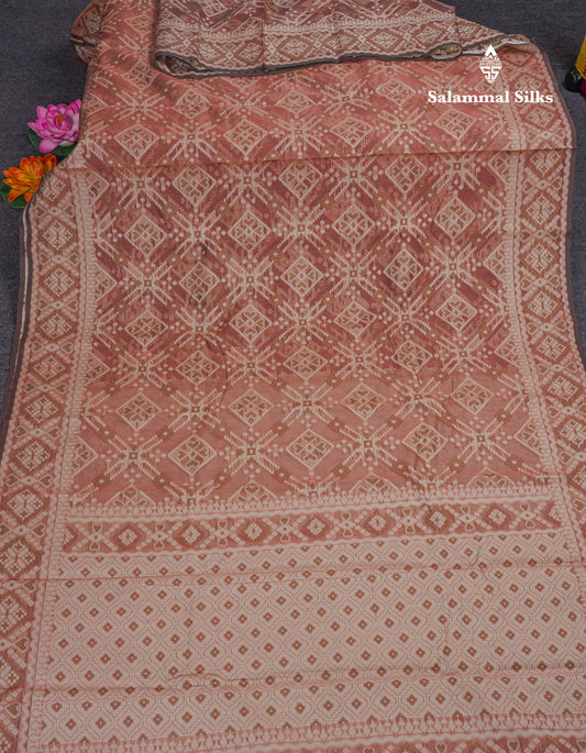 Chocolate Thread Kota Saree With Fancy Border