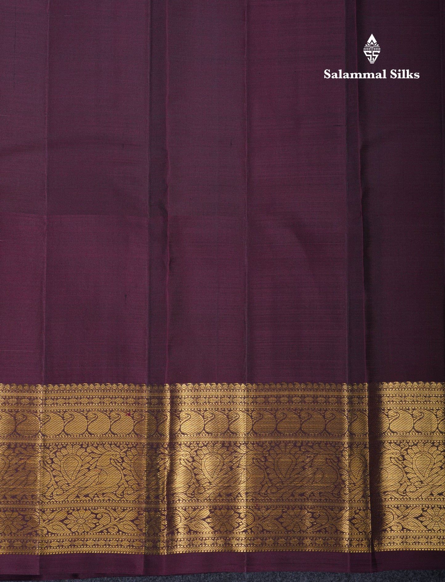 Korvai Beautiful Baby Pink Tissue Plain Pure Kanjivaram Silk Saree With Contrast Brown Traditional Long Border