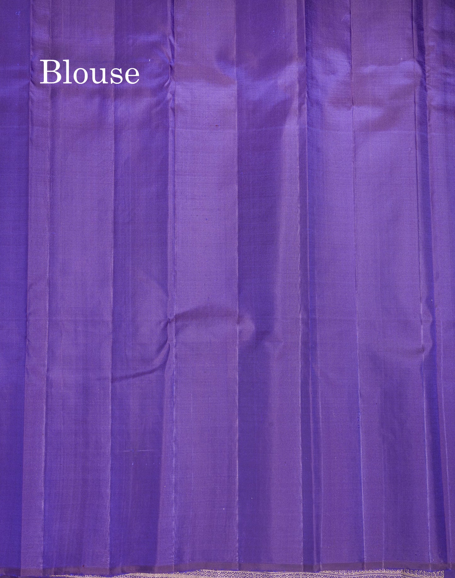 Violet Pure Kanjivaram Silk Saree With Traditional Self Border