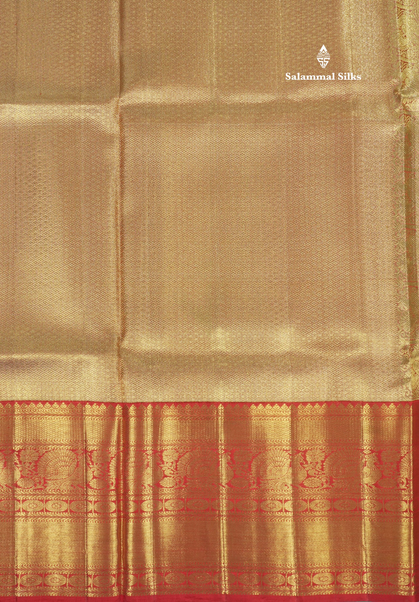 Beautiful Light Lavender Pure Kanjivaram Silk Saree (2G) Zari With Contrast Red Border