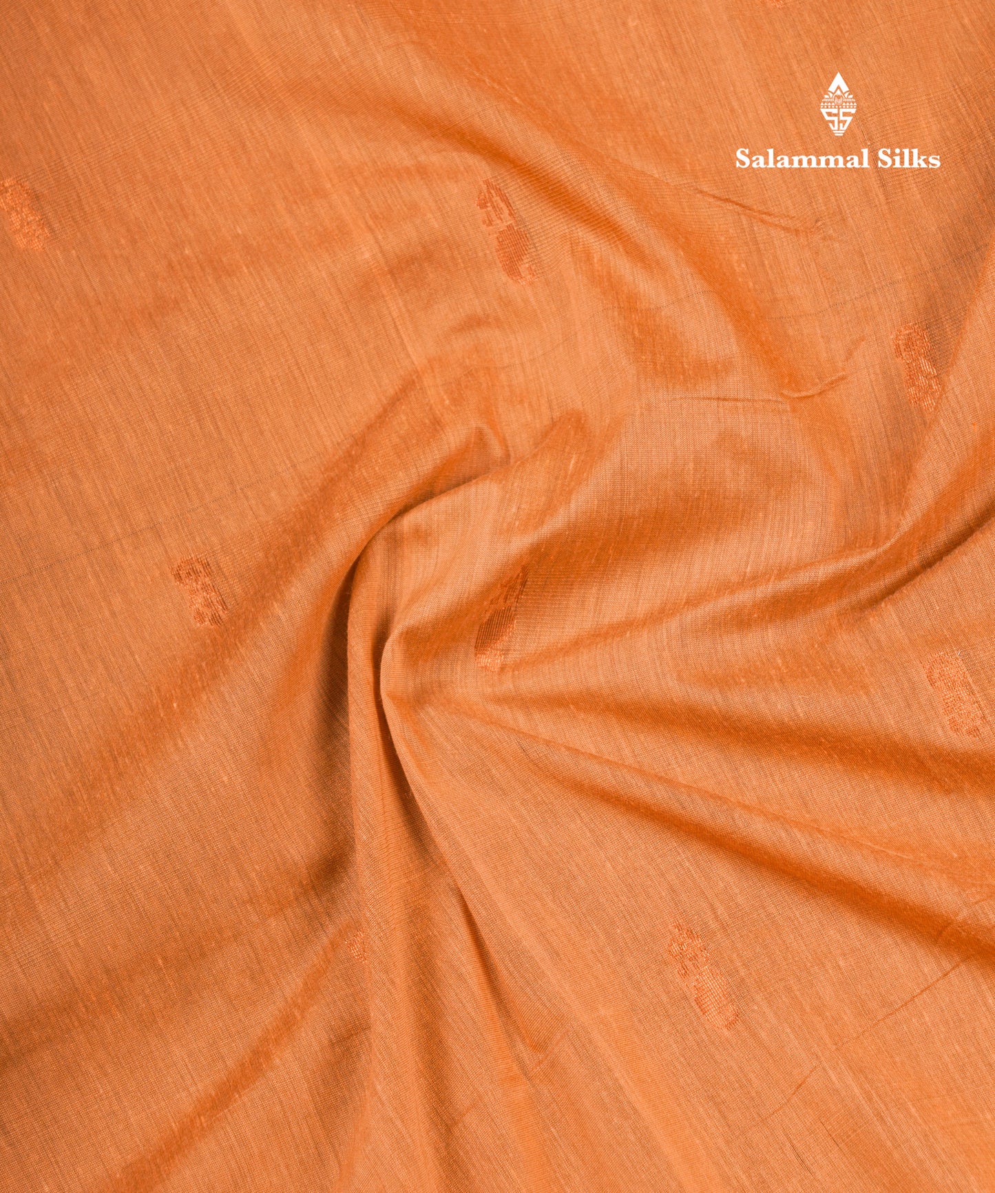 Sandal Kalyani Cotton Saree With Contrast Black Border