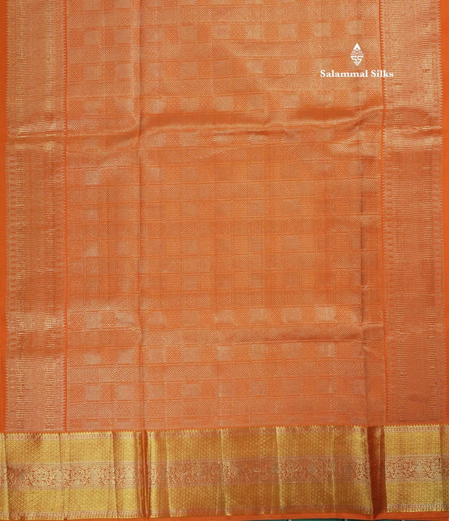 Pinkish Red Bridal Pure Kanjivaram Silk Saree With Self Border