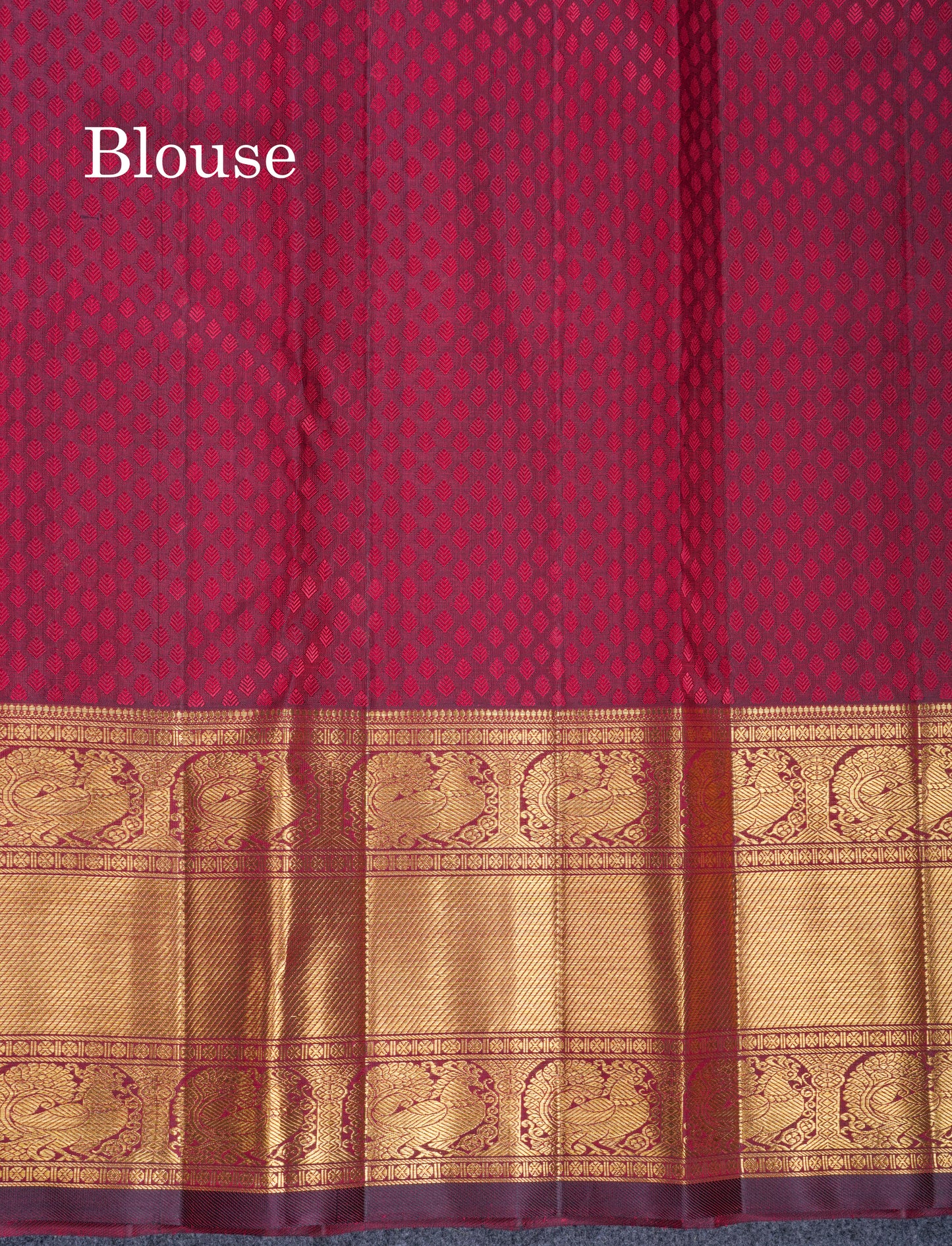 Beautiful Dark Brown 2G Pure Kanjivaram Silk Saree With Traditional Evening Morning Border