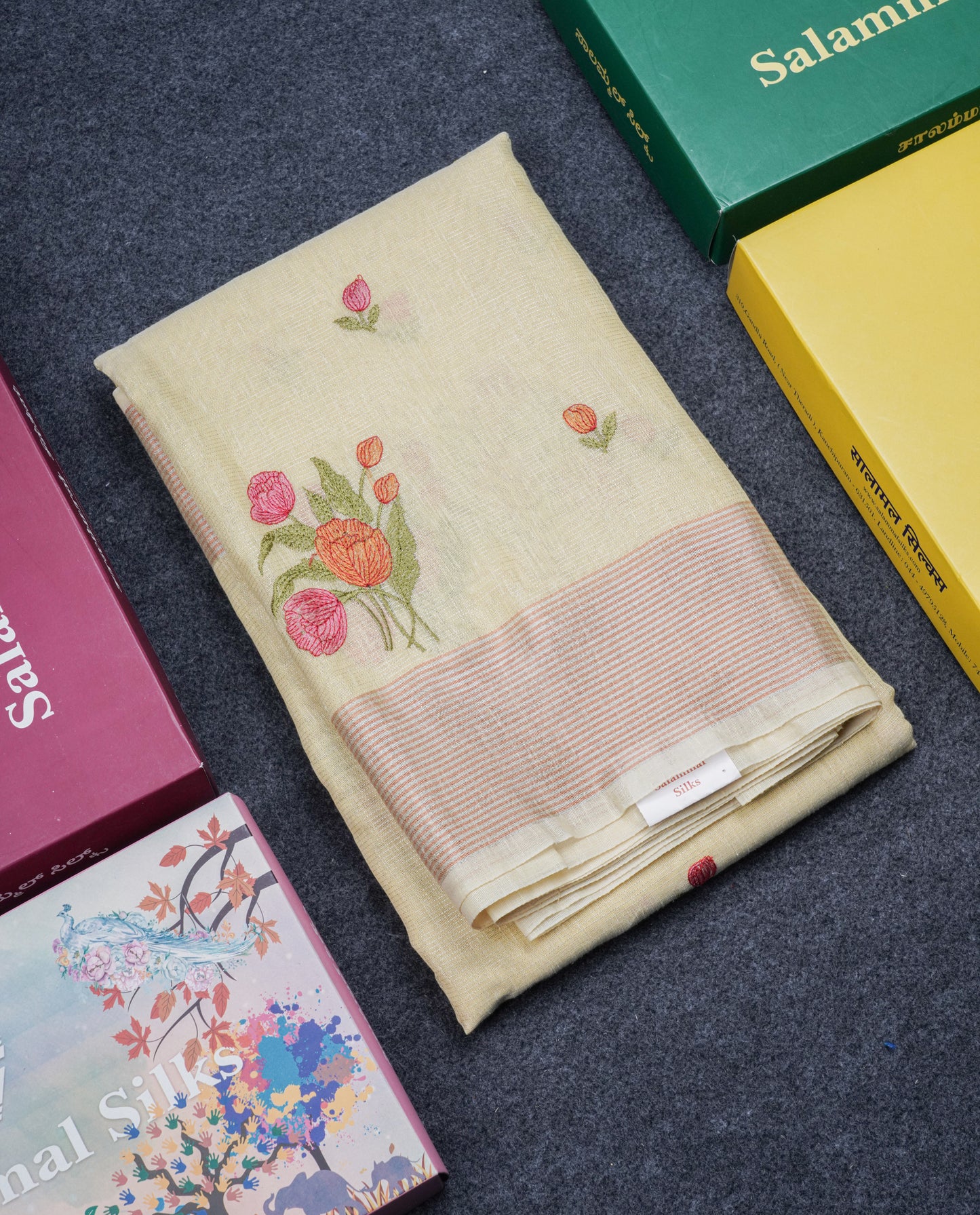 Baby Pink Fancy Saree With Blouse