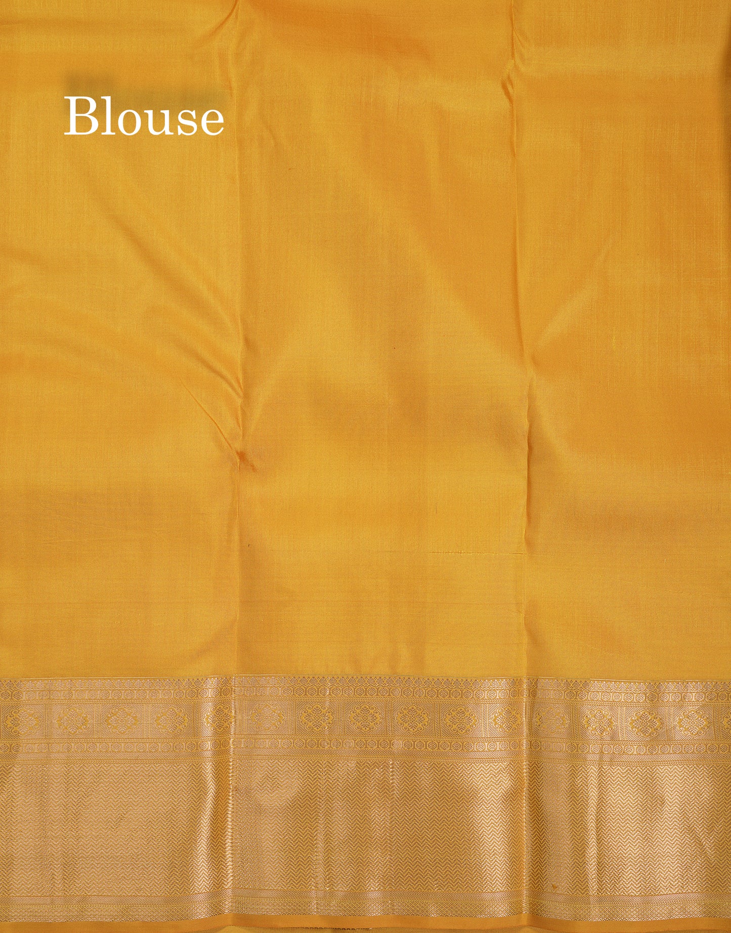 Beautiful Yellow Pure Kanjivaram Silk Saree With Traditional Border