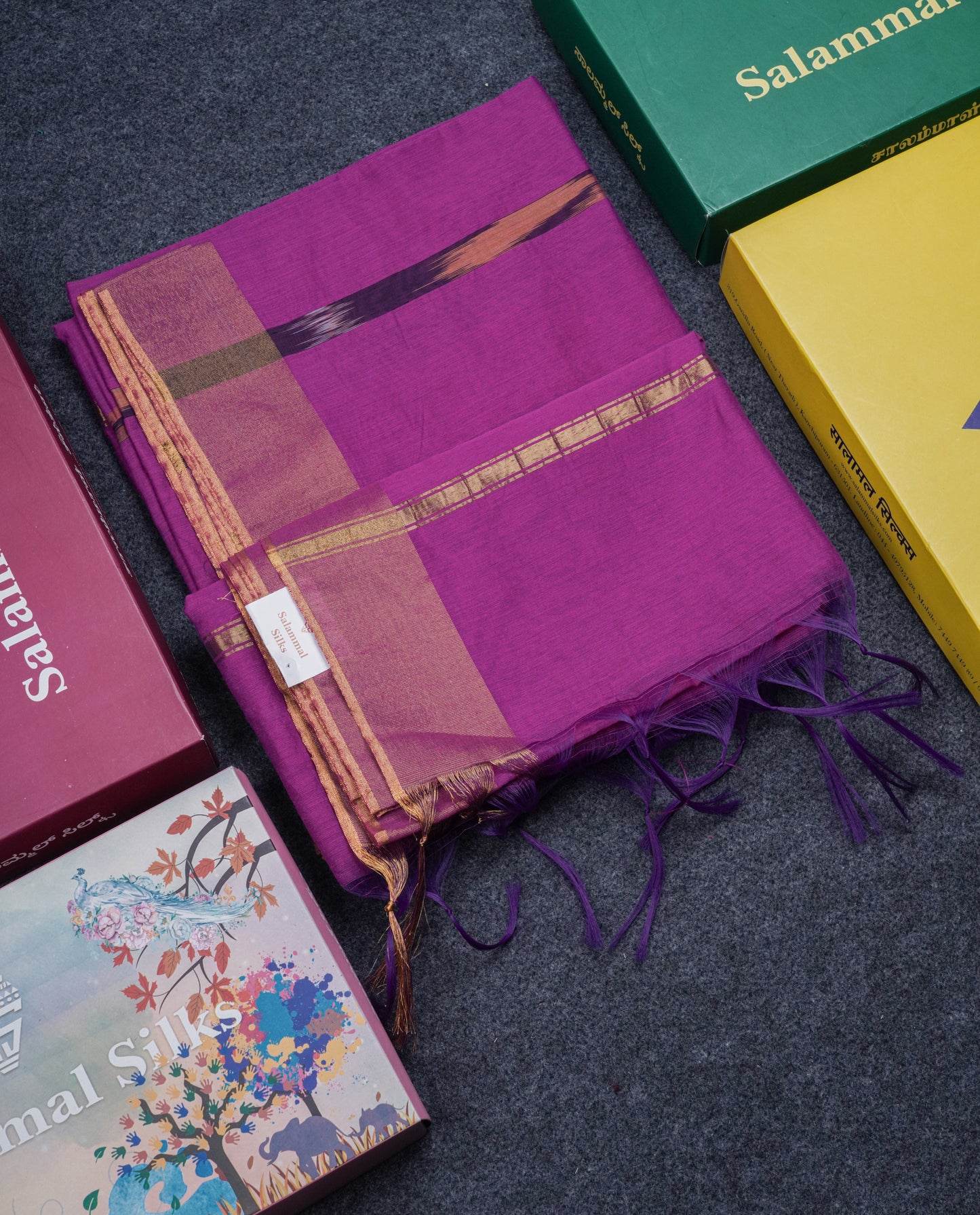 Blue Colour Pochampalli SICO Cotton Saree With Tissue Border