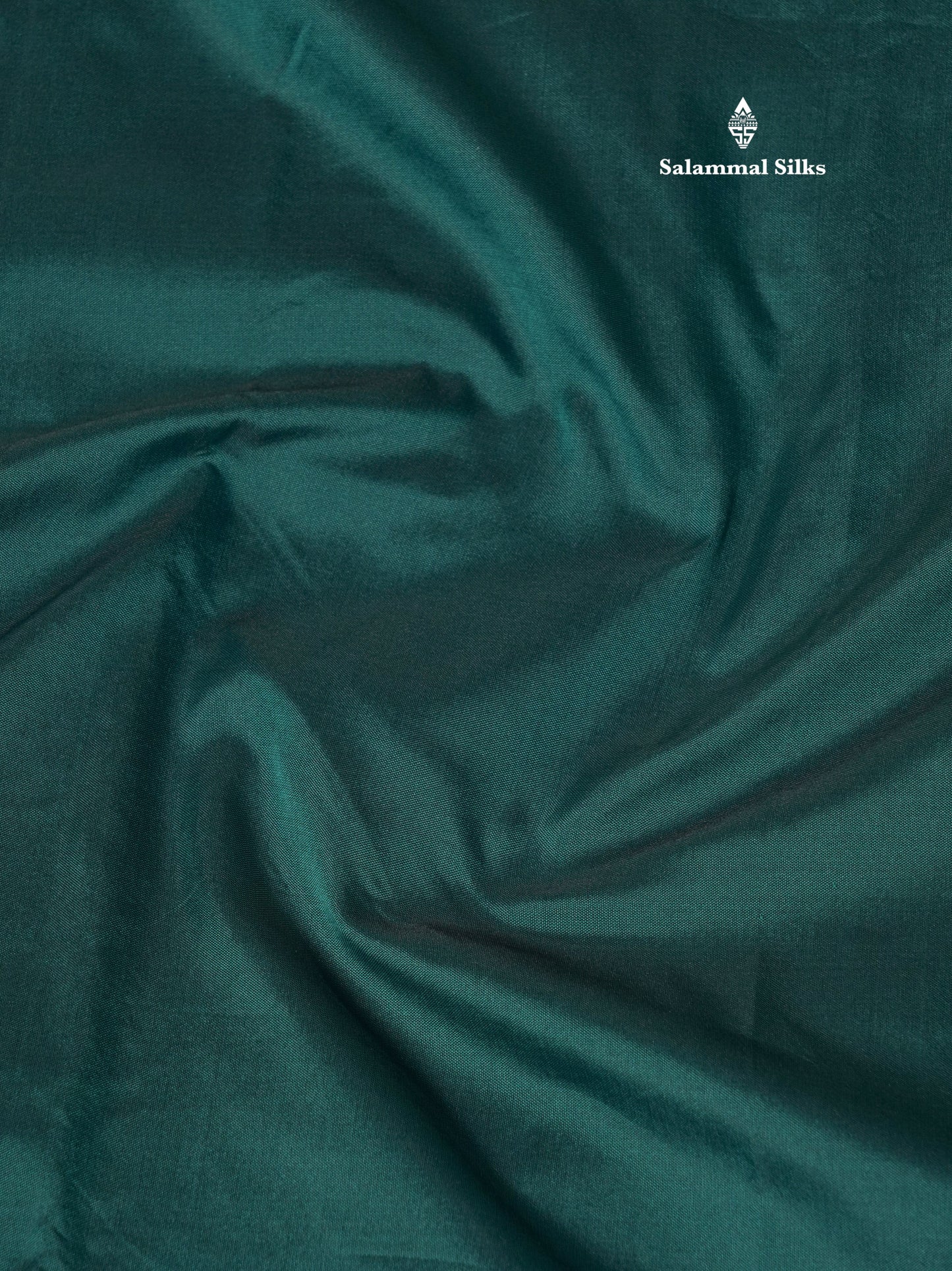 10 Yards Art Silk Saree Green with Traditional Rettapet Border