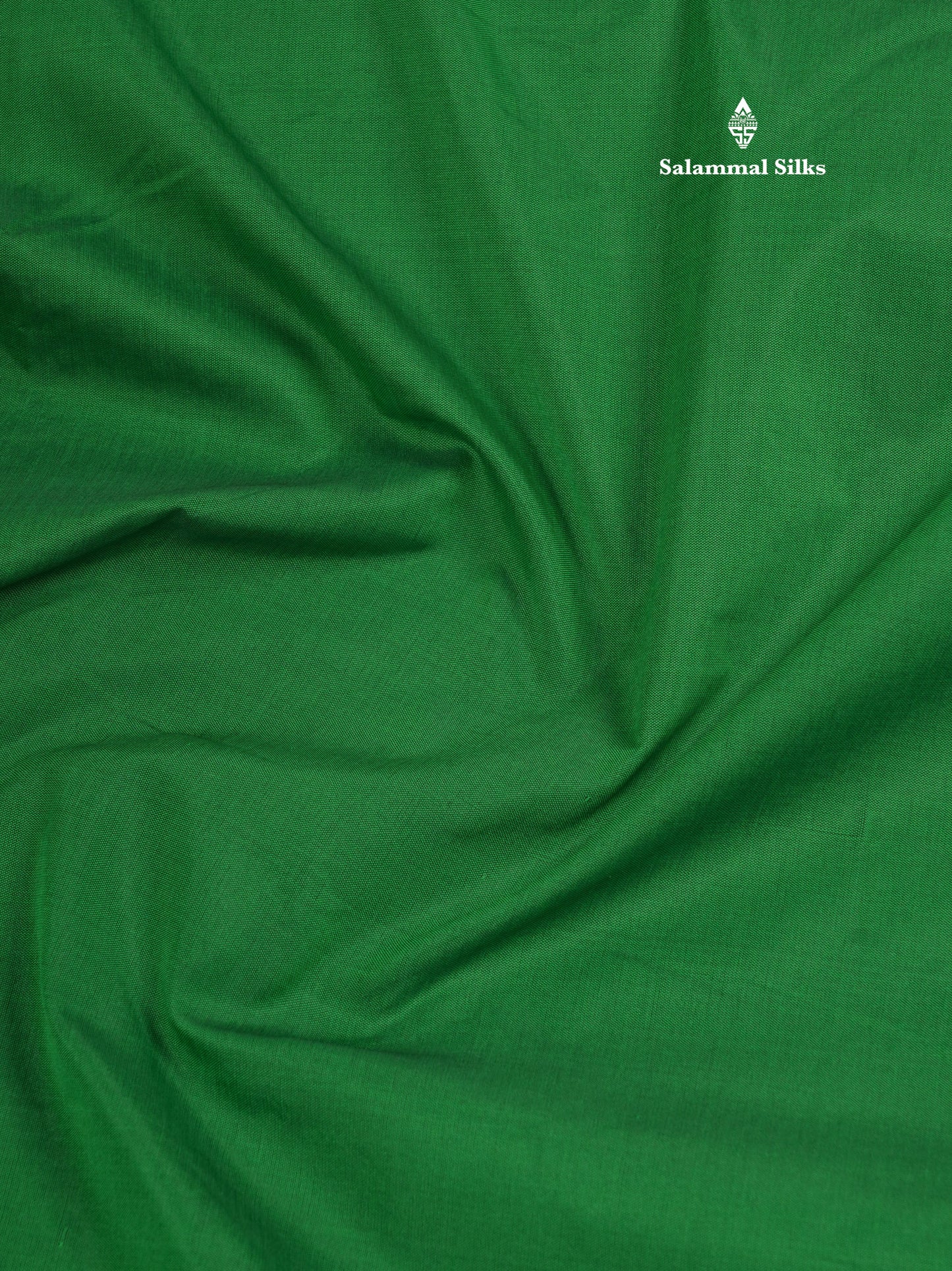 10 Yards Art Silk Saree Green with Traditional Rettapet Border