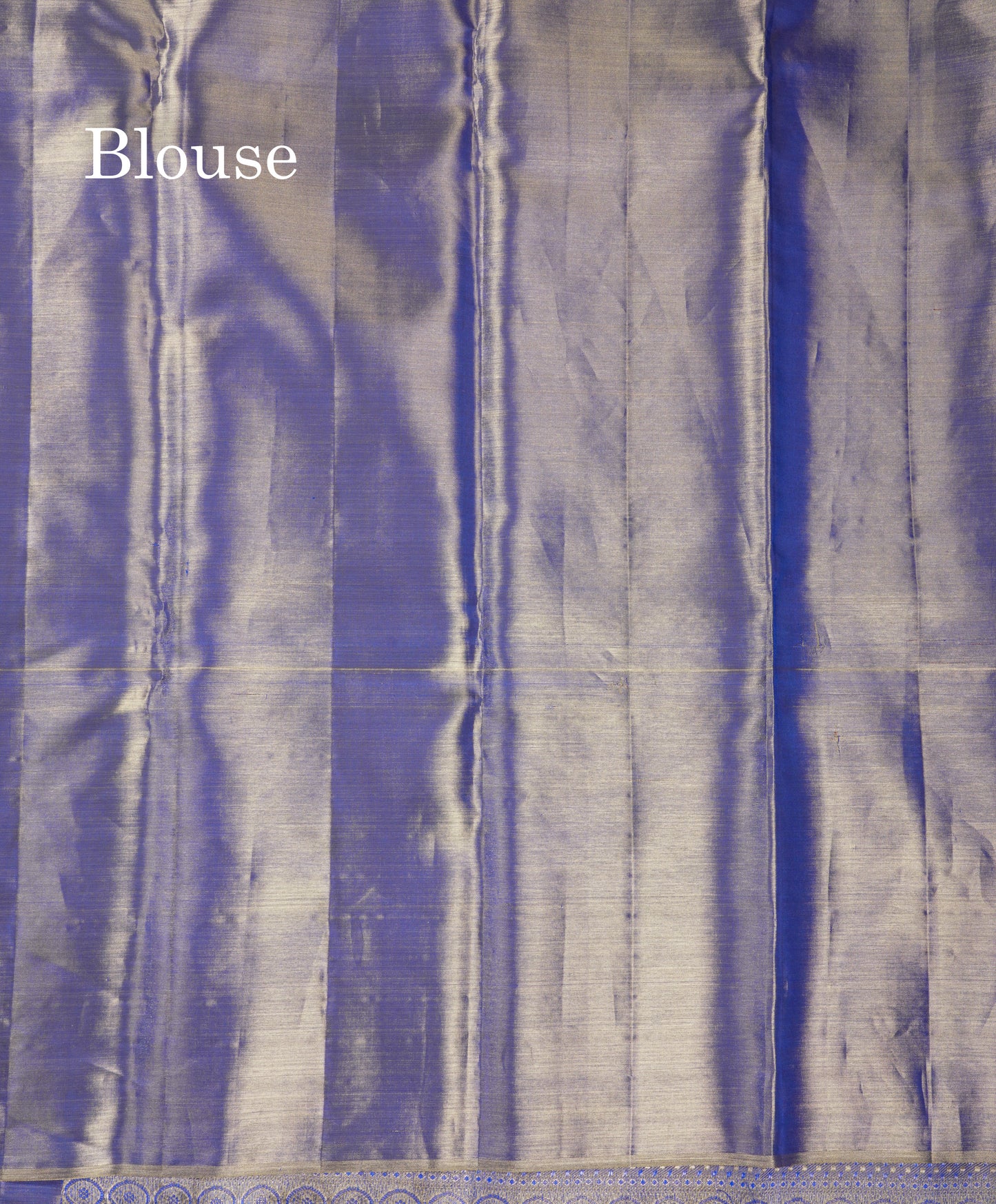 Beautiful Light Gold Tissue Bridal Small Checks With Butta Pure Kanjivaram Silk Saree With Contrast Violet Fancy Border