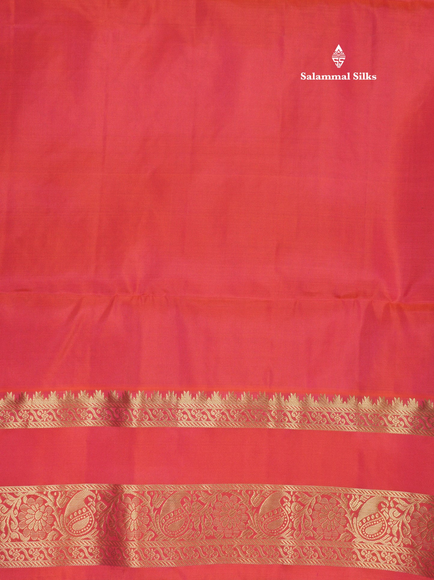 Beautiful Bottle Green Pure Kanjivaram Soft Silk Saree With Contrast Pinkish Orange Border