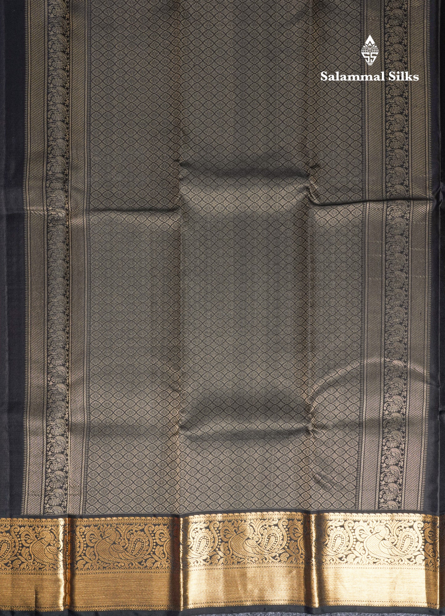 Pink Shade Pure Kanjivaram Silk Saree With Contrast Black Traditional Border